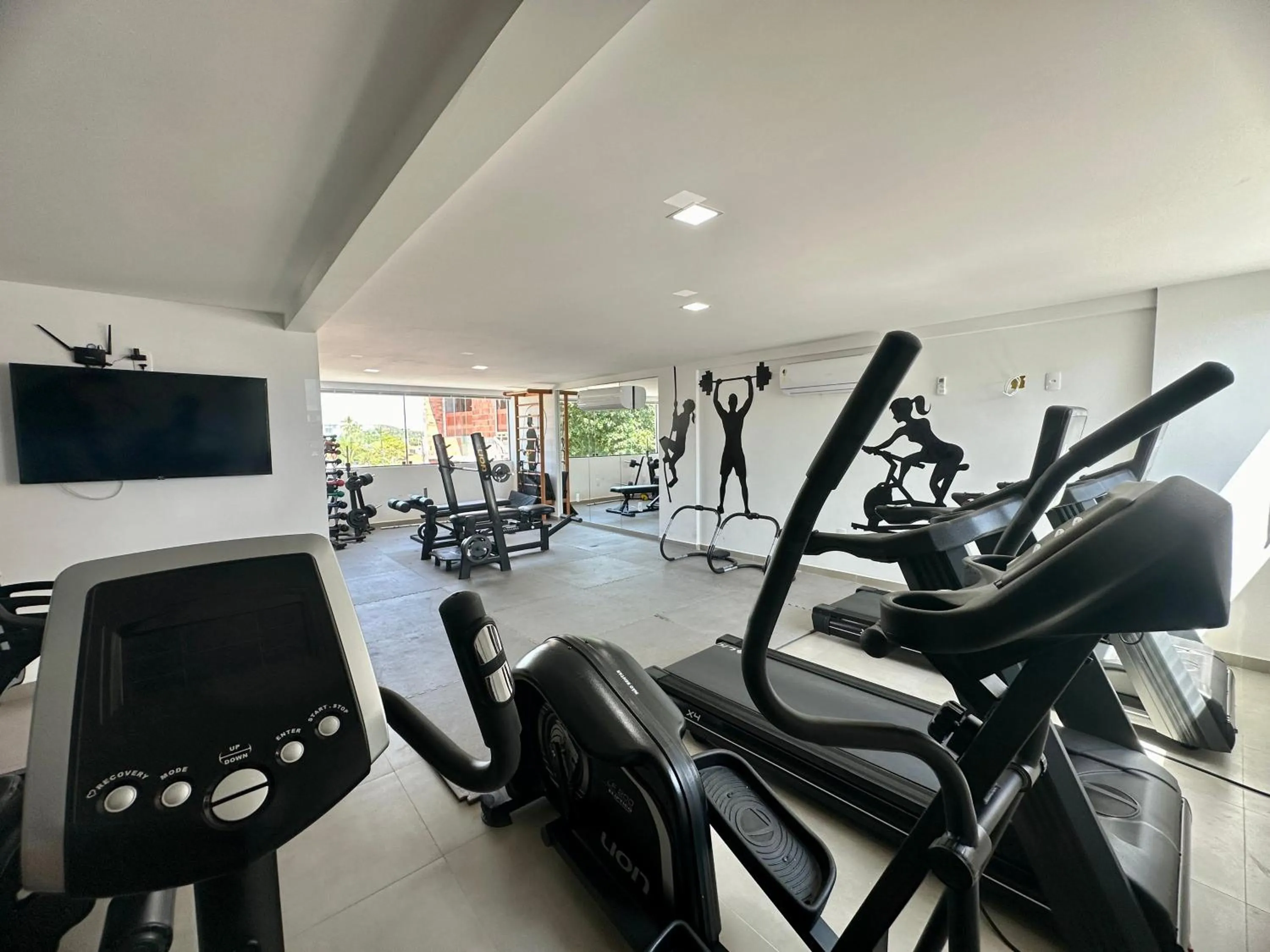 Fitness centre/facilities in Flat Luxo - Pé na Areia - Maui Beach Residence