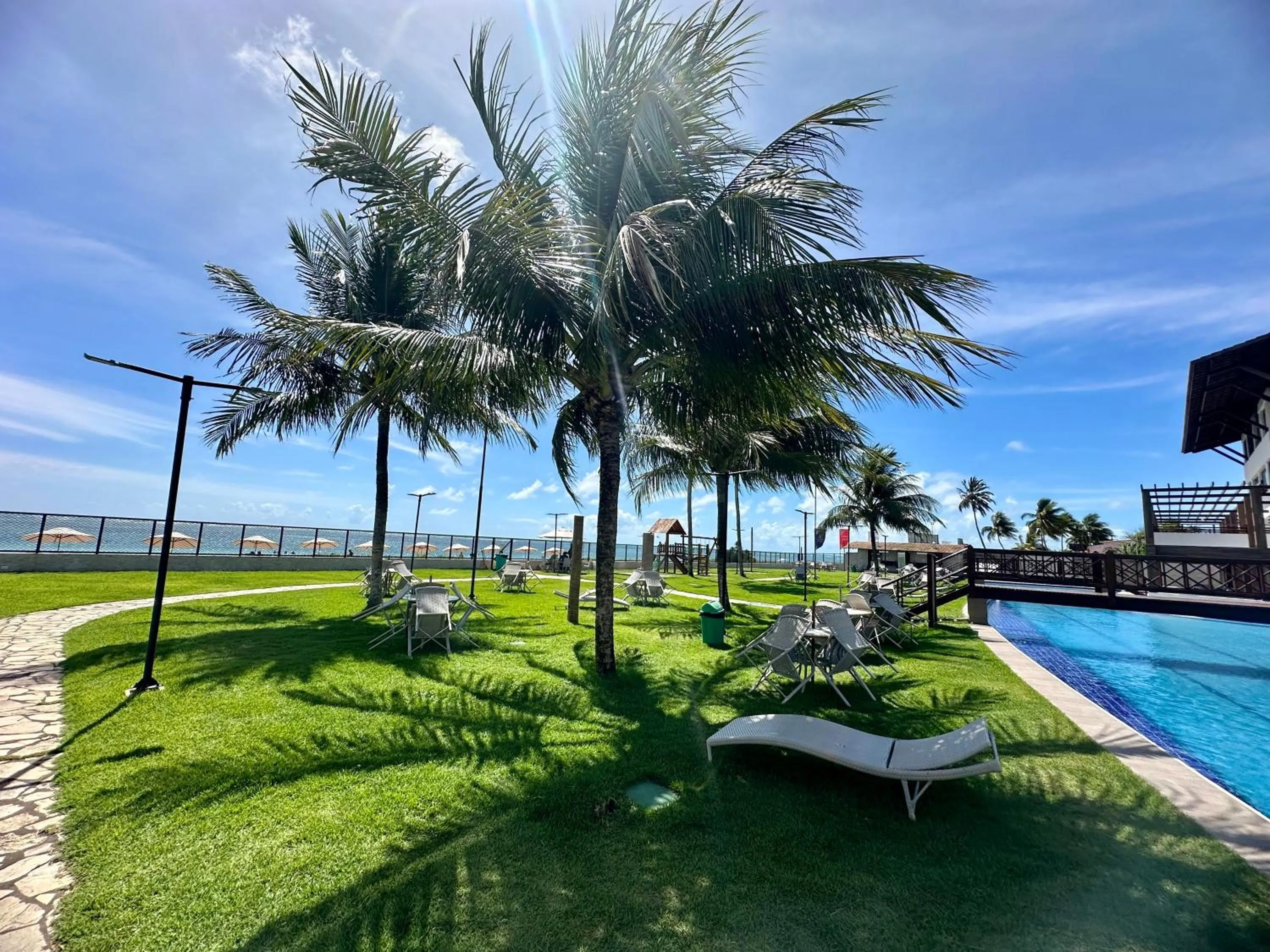 Garden in Flat Luxo - Pé na Areia - Maui Beach Residence
