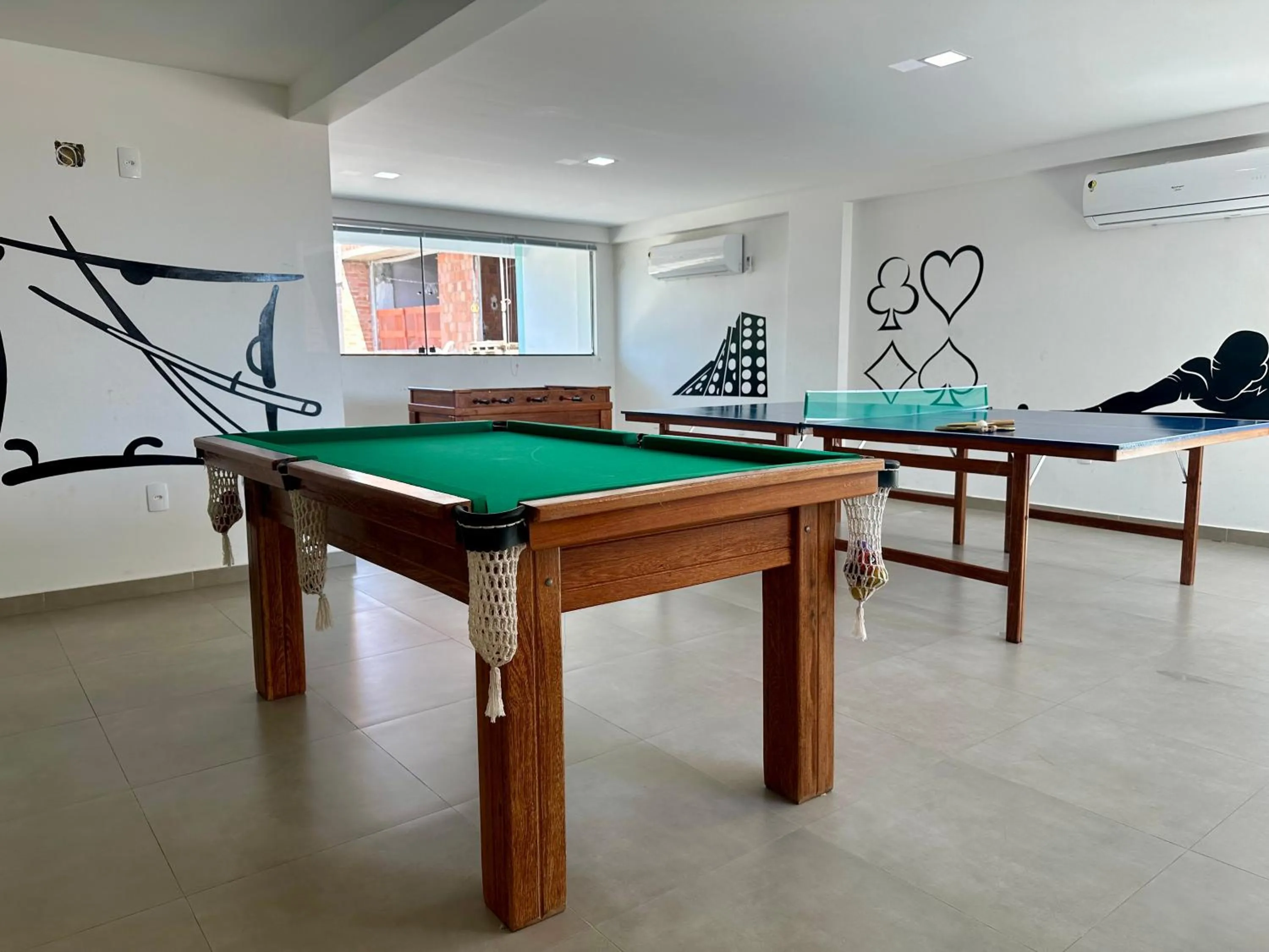 Billiard in Flat Luxo - Pé na Areia - Maui Beach Residence