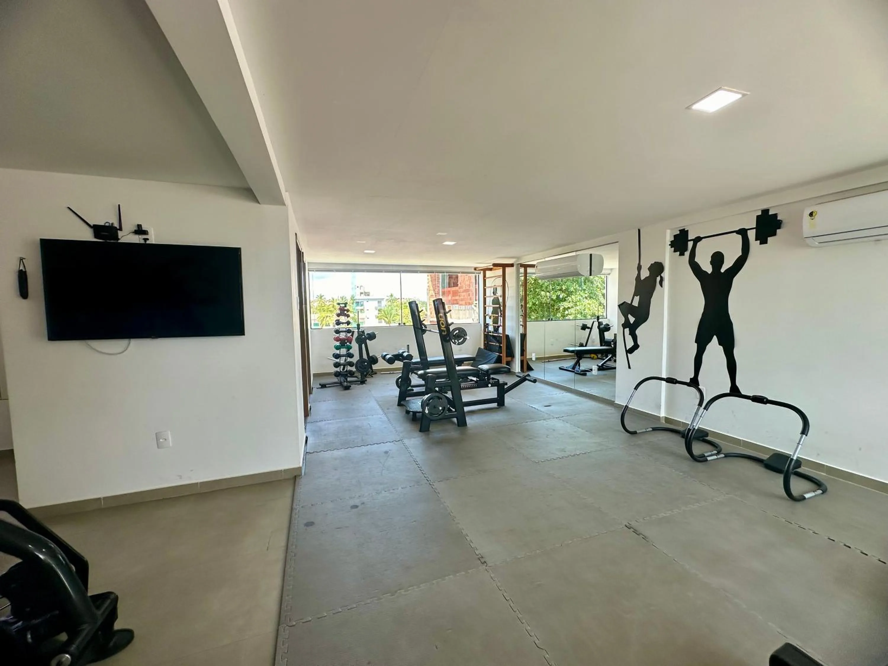 Fitness centre/facilities in Flat Luxo - Pé na Areia - Maui Beach Residence