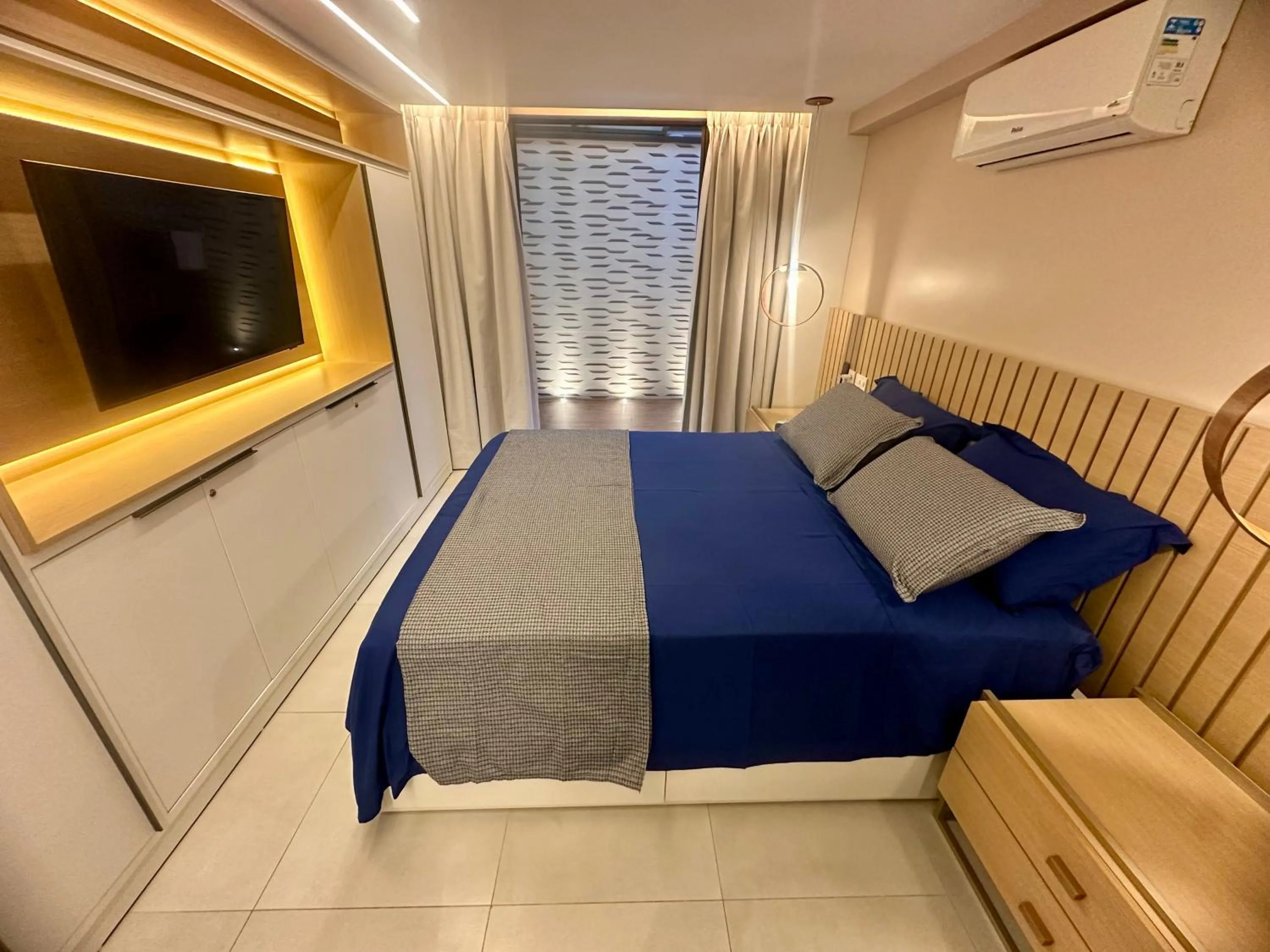 Bed in Flat Luxo - Pé na Areia - Maui Beach Residence