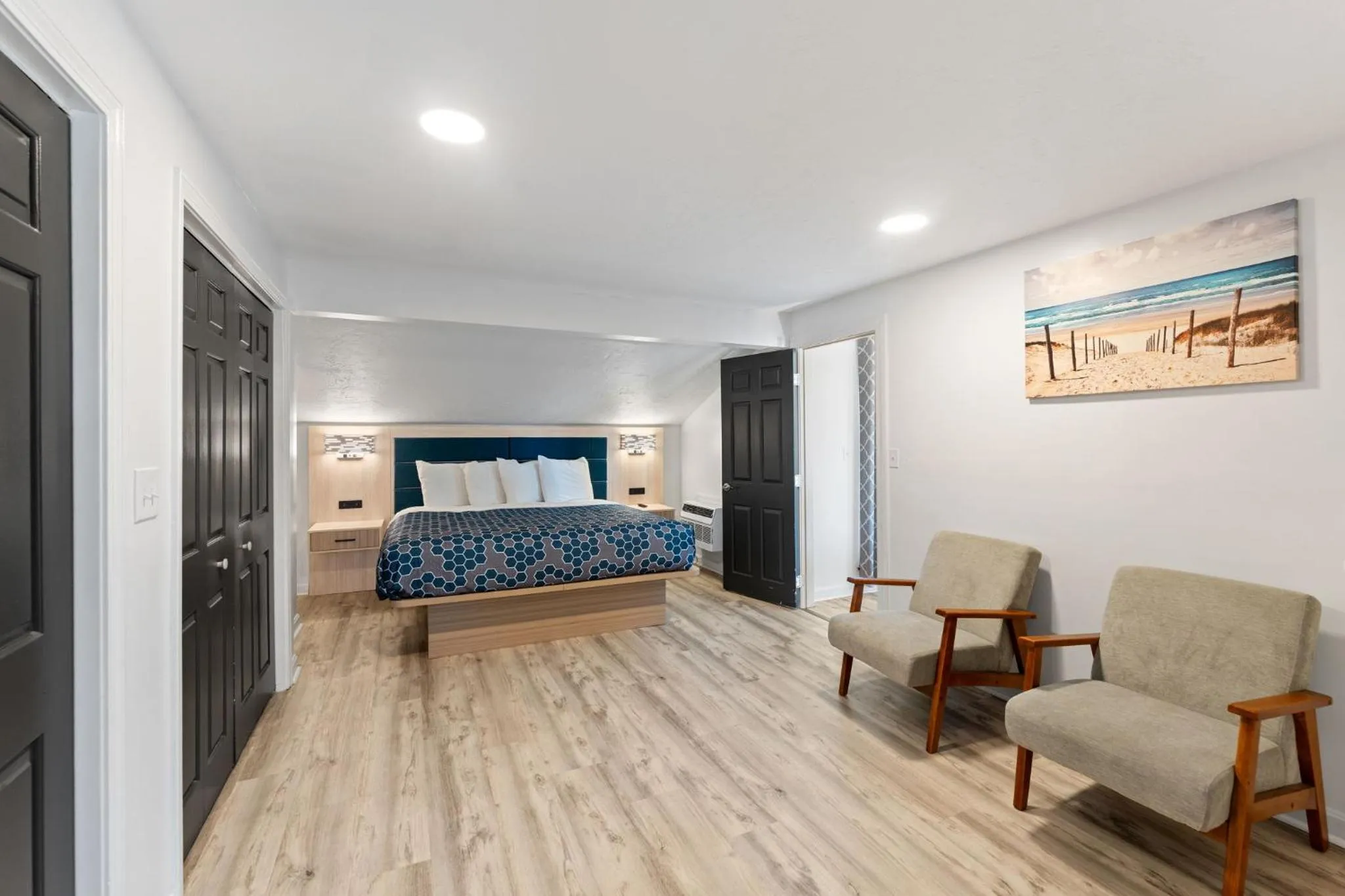 Bedroom, Bed in Pilgrim Sands on Long Beach