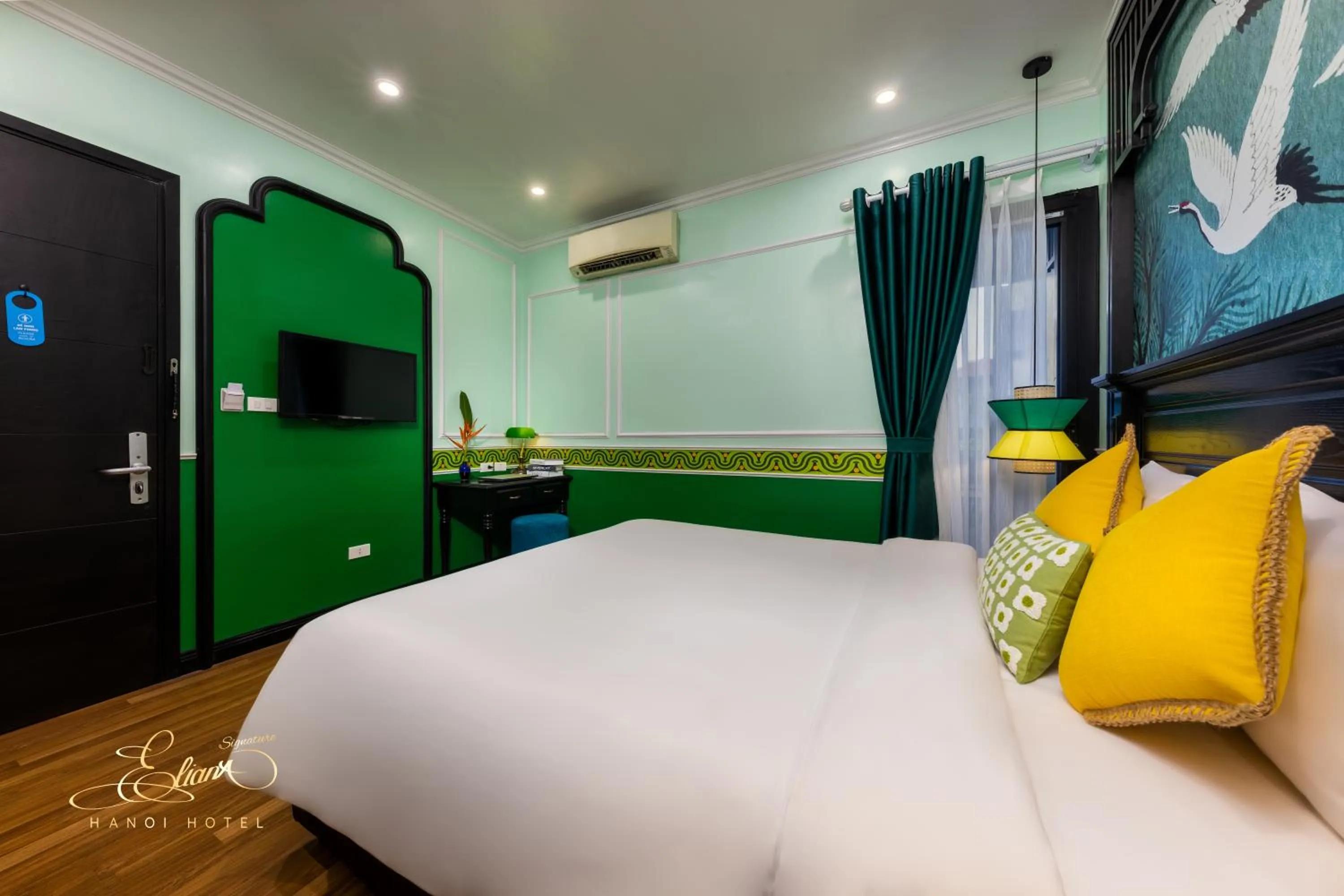 Bed in Eliana Signature Hanoi Hotel