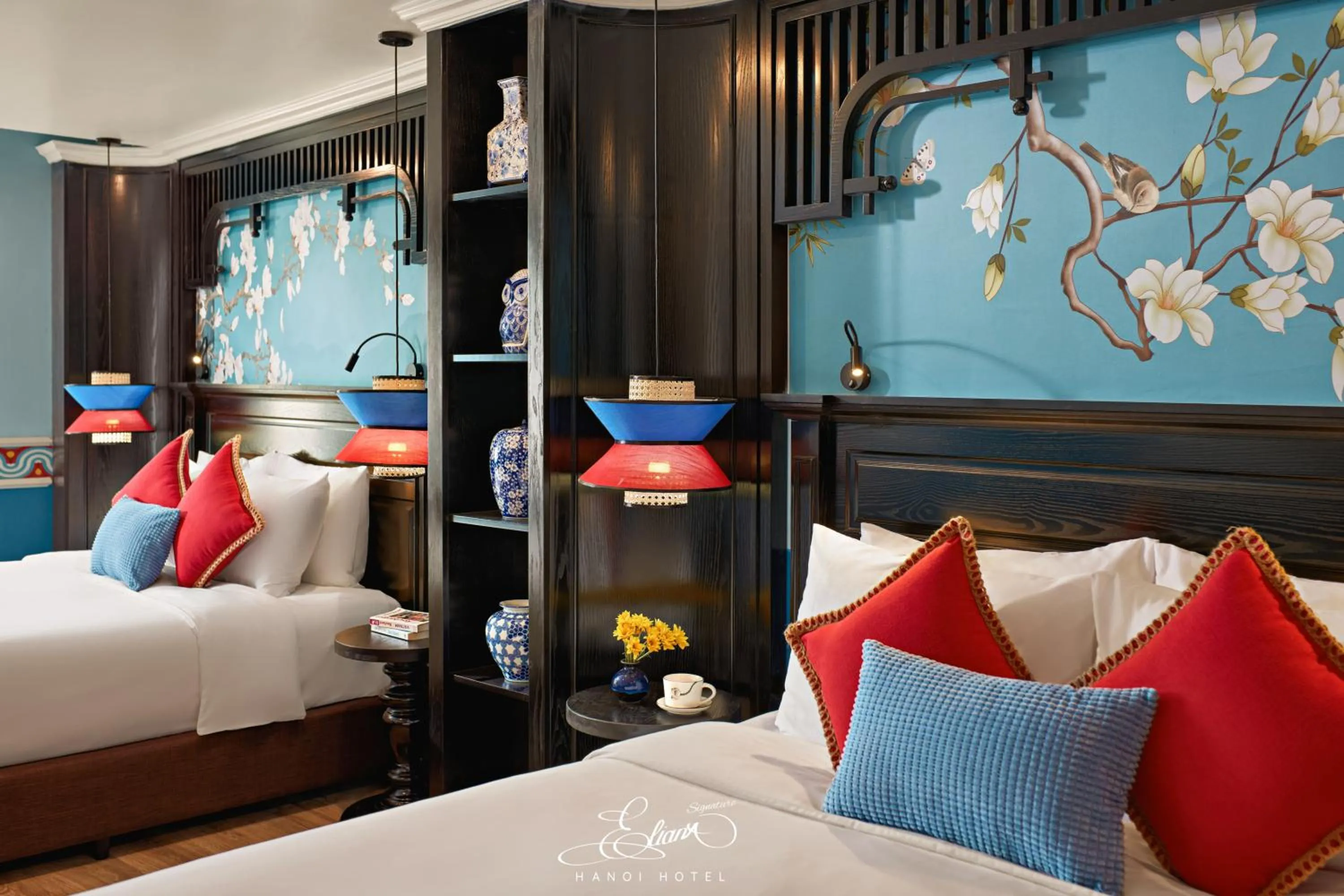 Bed in Eliana Signature Hanoi Hotel