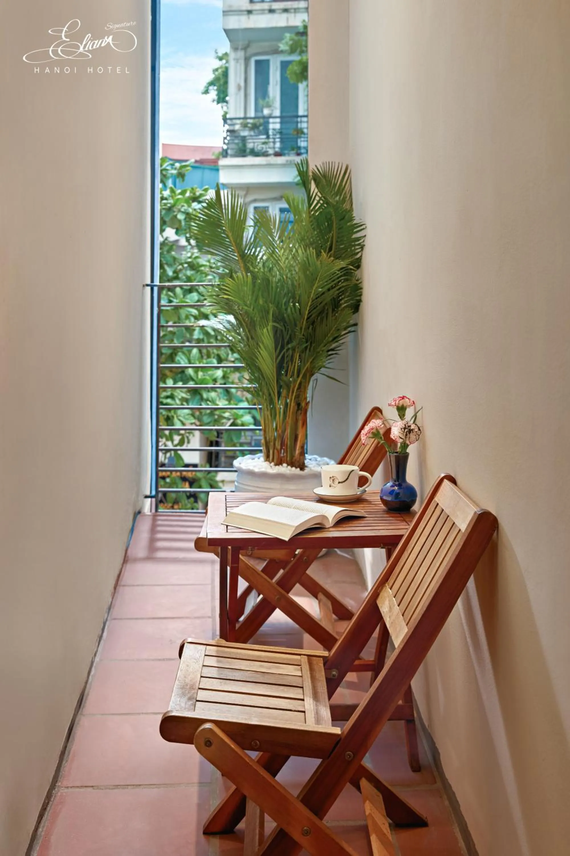 Patio in Eliana Signature Hanoi Hotel