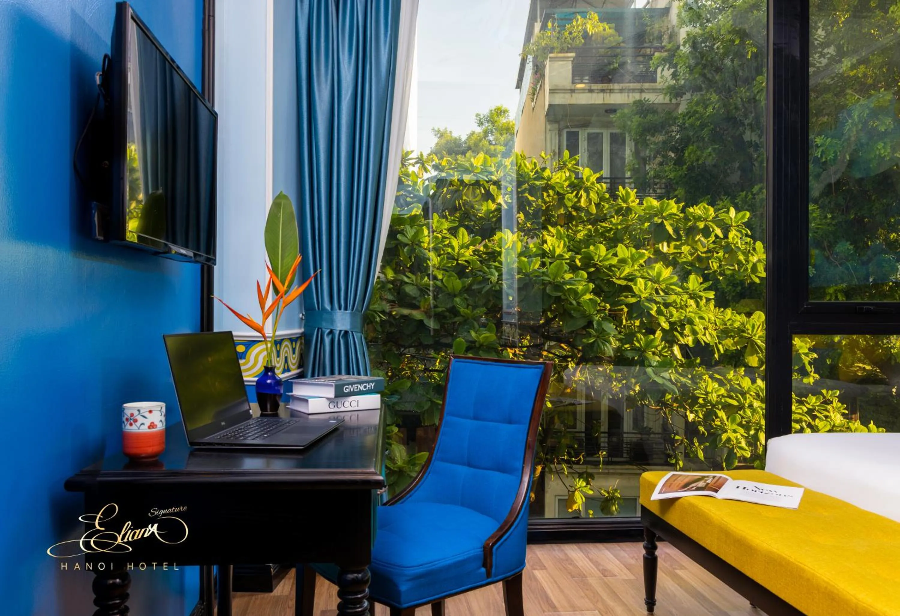 Patio in Eliana Signature Hanoi Hotel