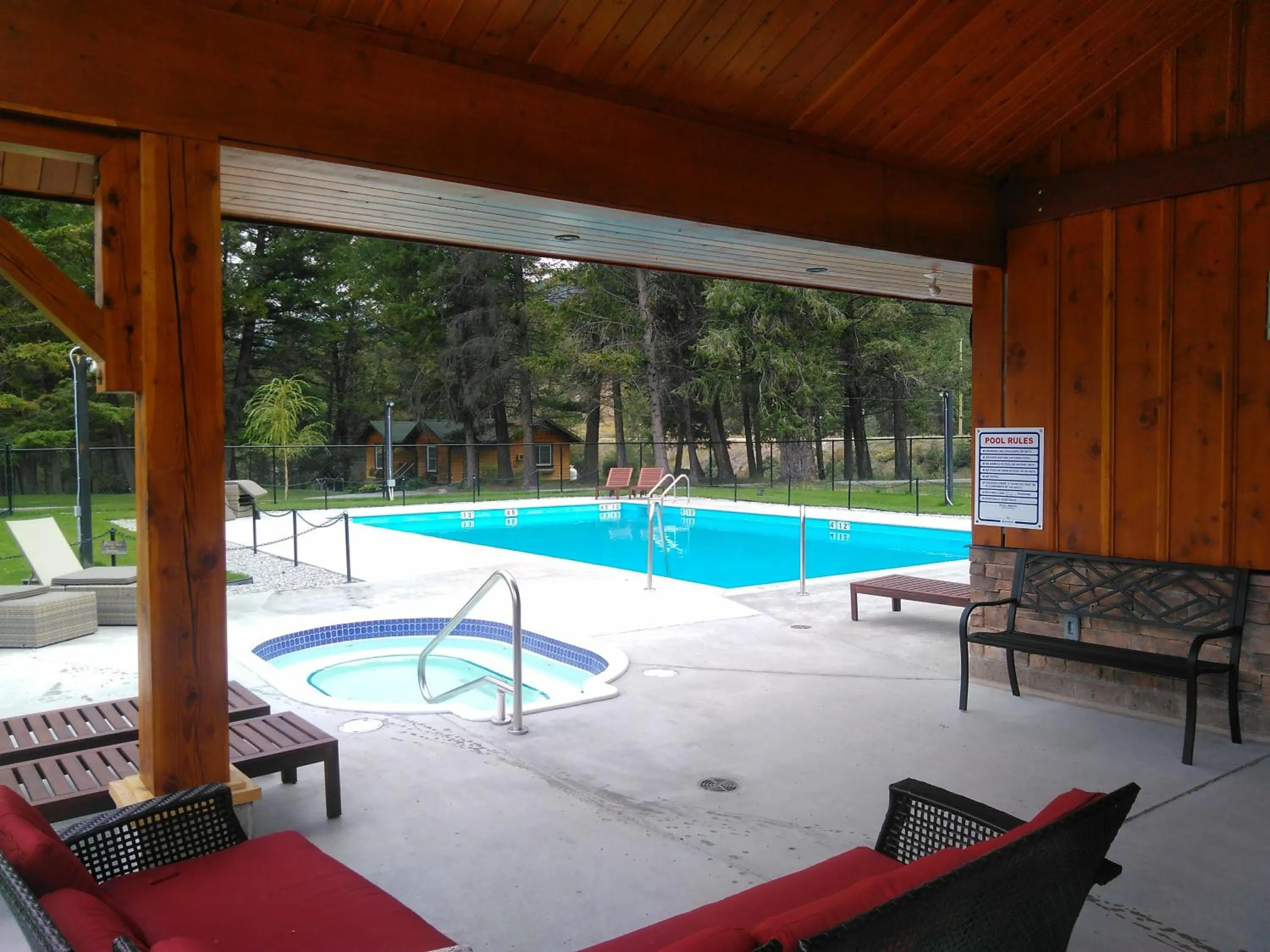 Hot Tub in Fairmont Mountain Bungalows