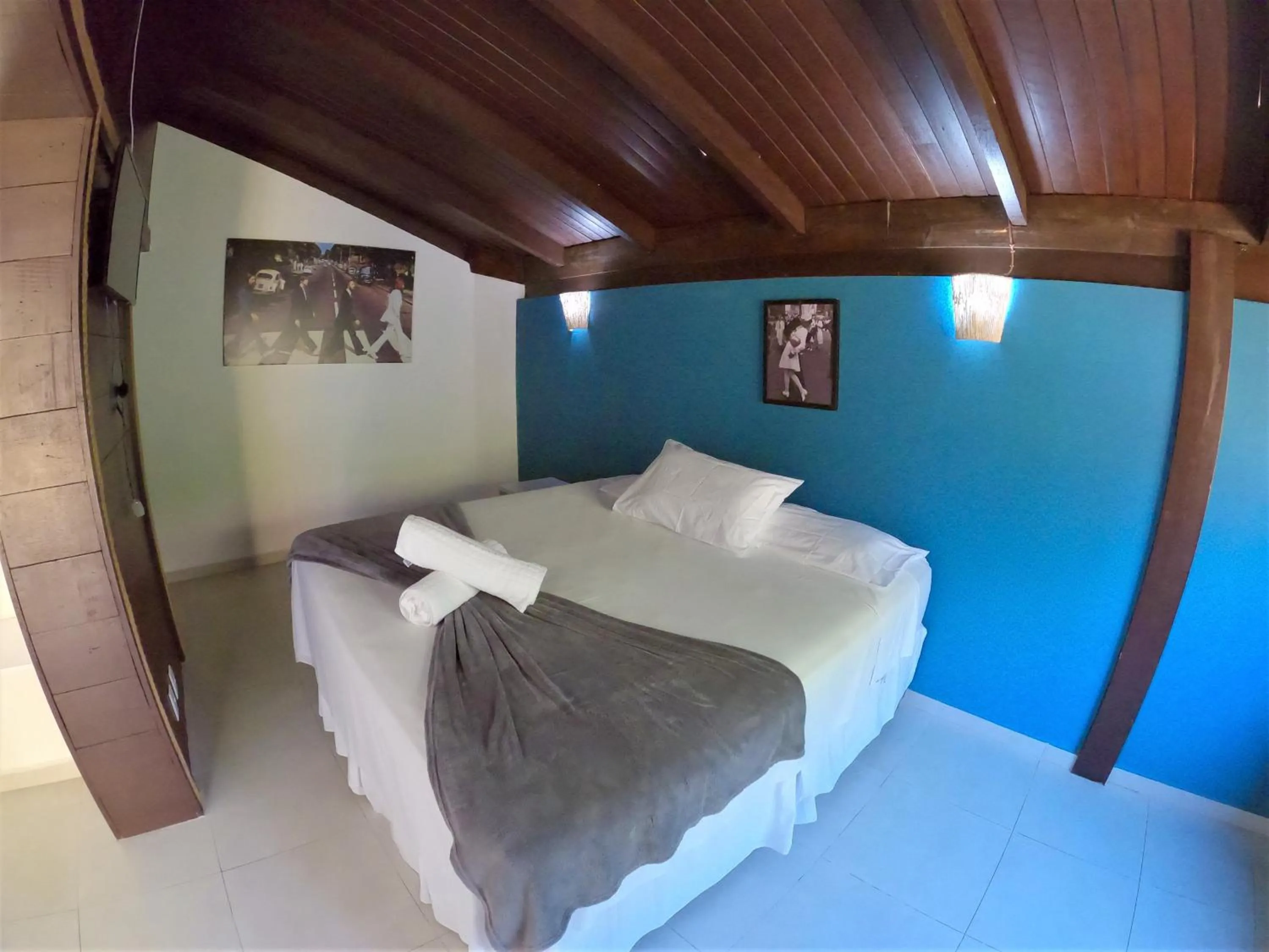 Bed in Hotel Pé na Areia