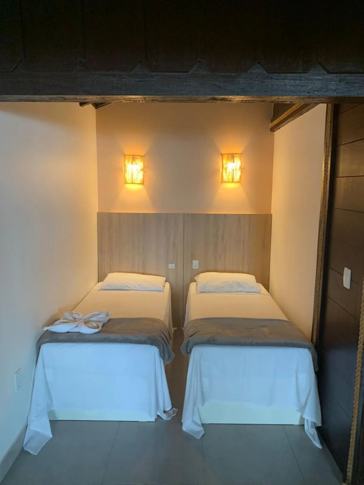 Bed in Hotel Pé na Areia