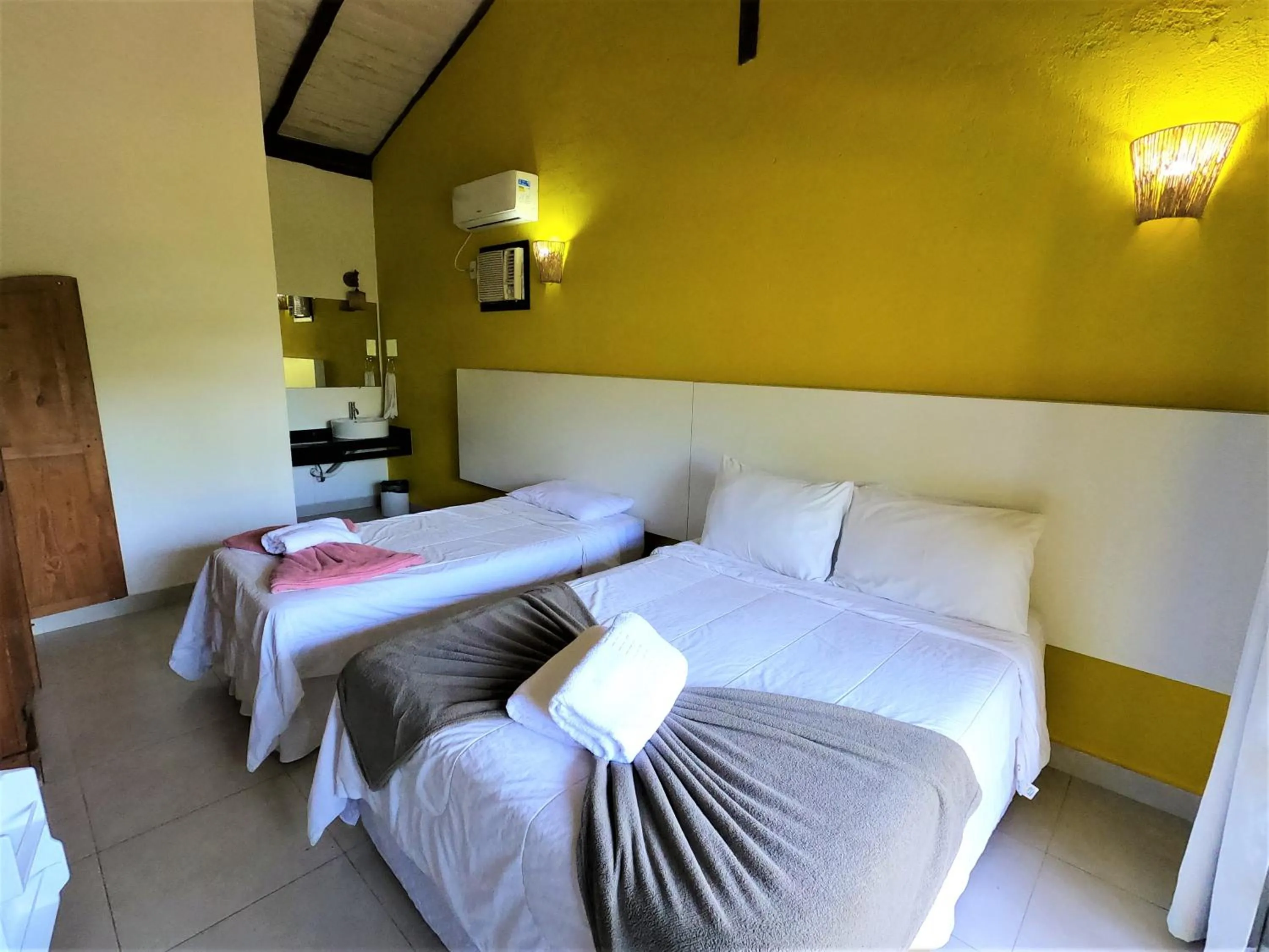 Bed in Hotel Pé na Areia