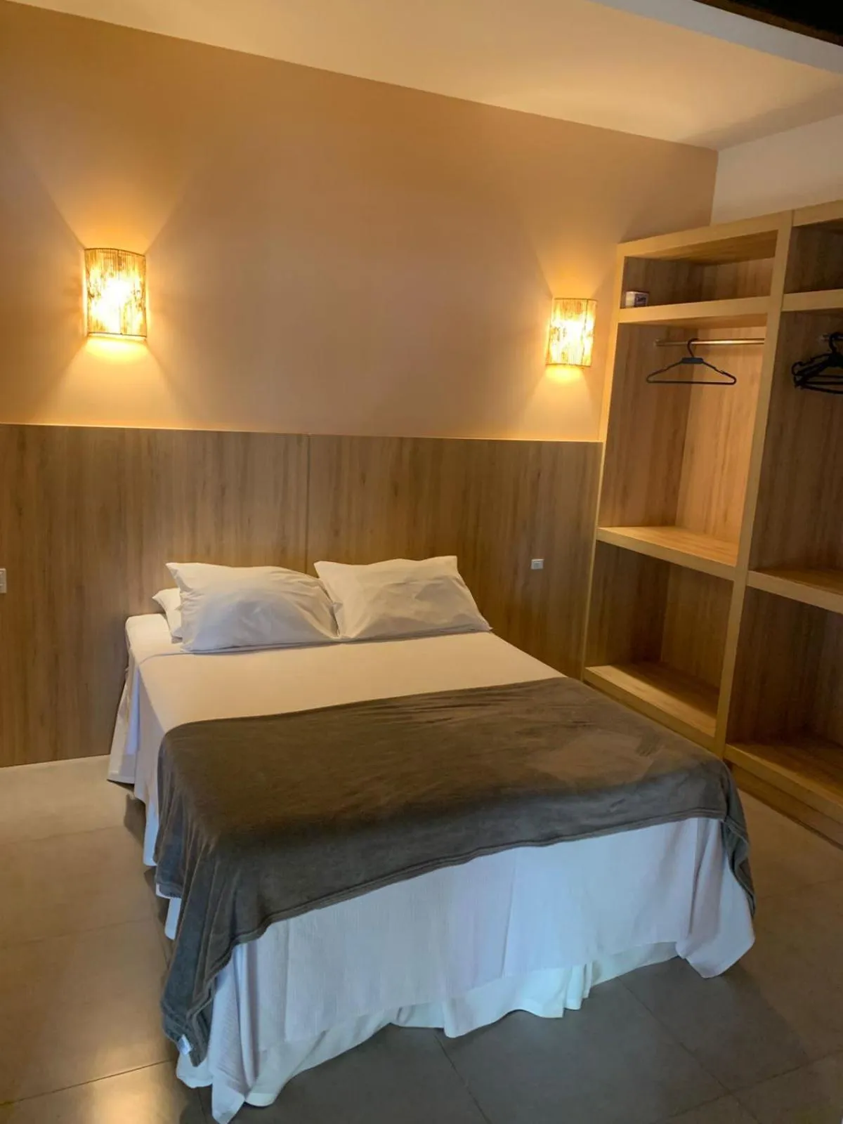 Bed in Hotel Pé na Areia