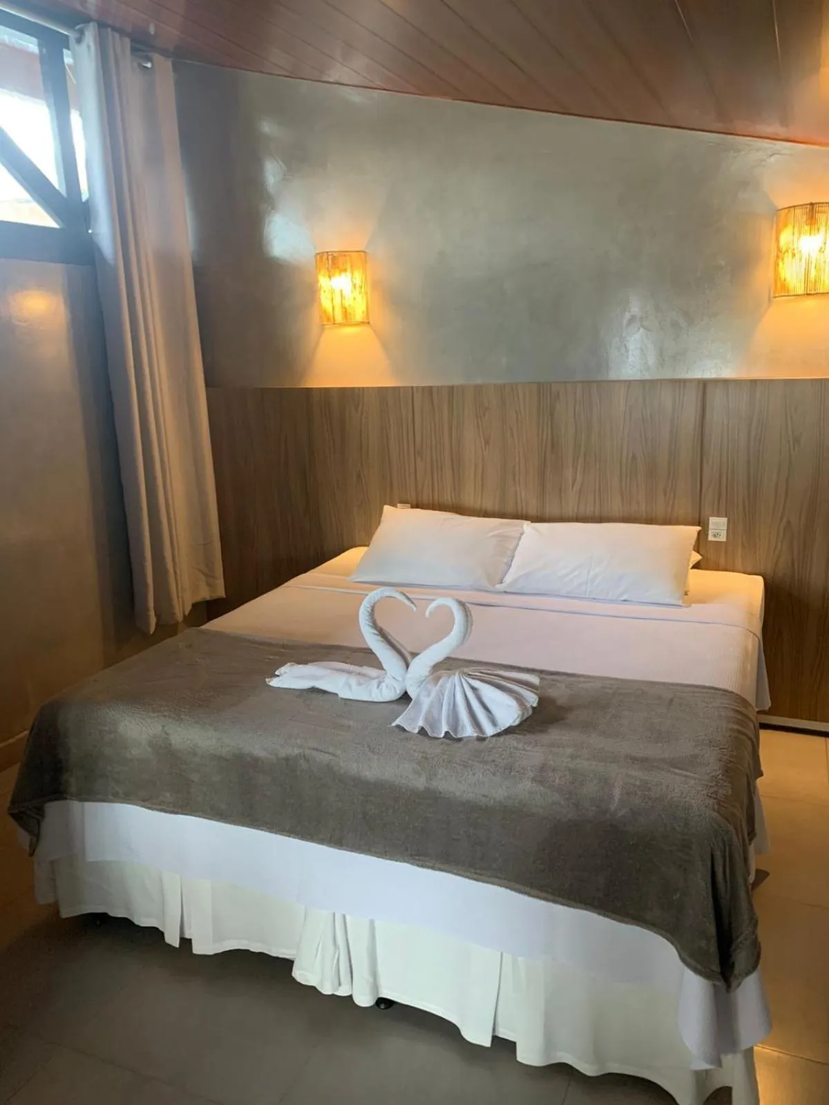 Bed in Hotel Pé na Areia