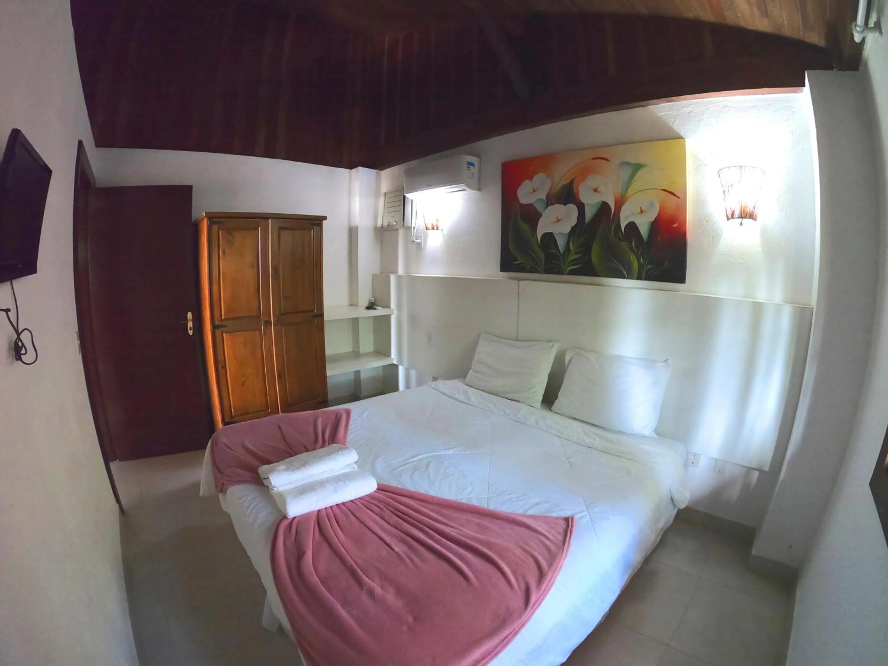 Bed in Hotel Pé na Areia