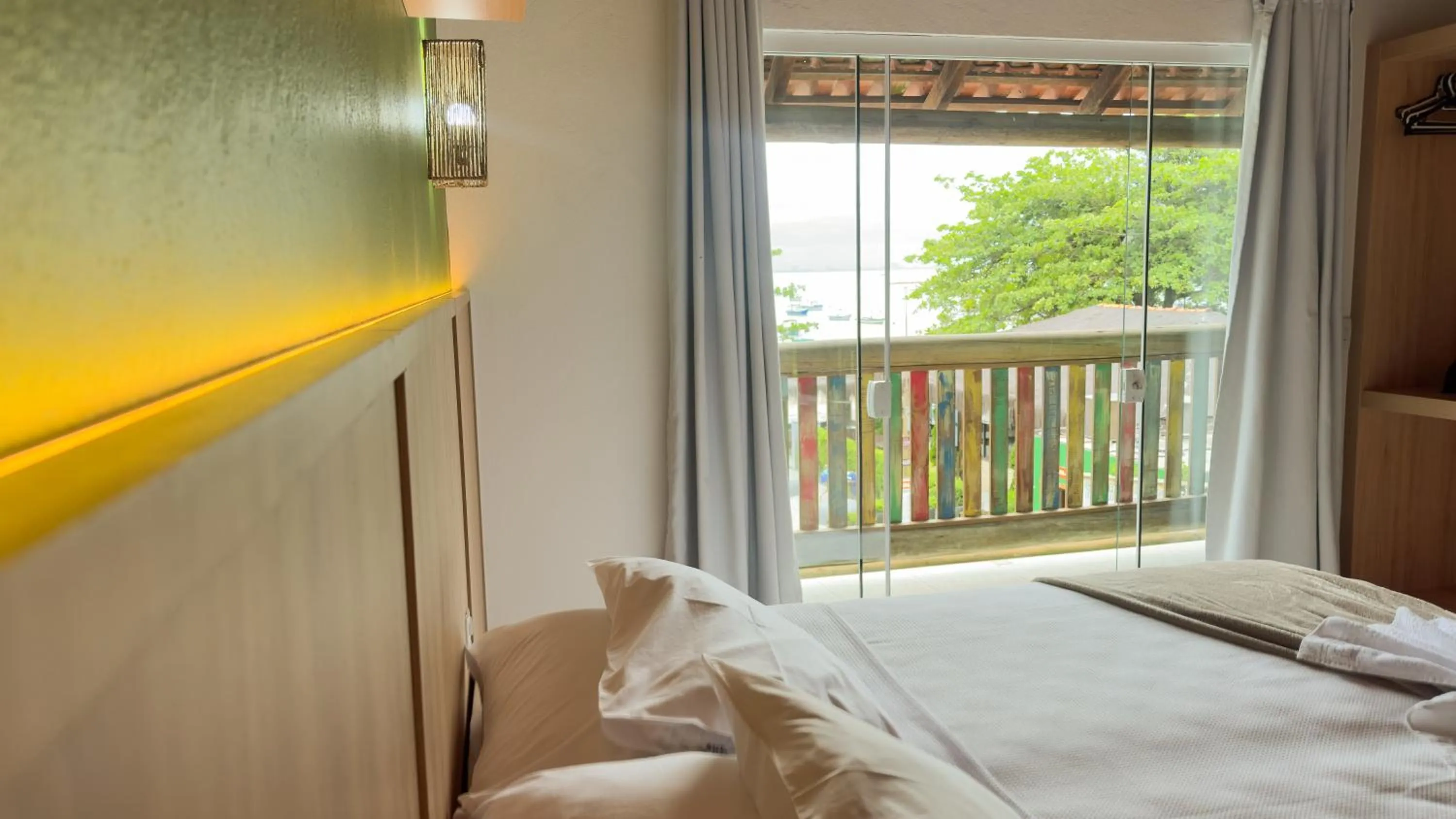 Bed in Hotel Pé na Areia