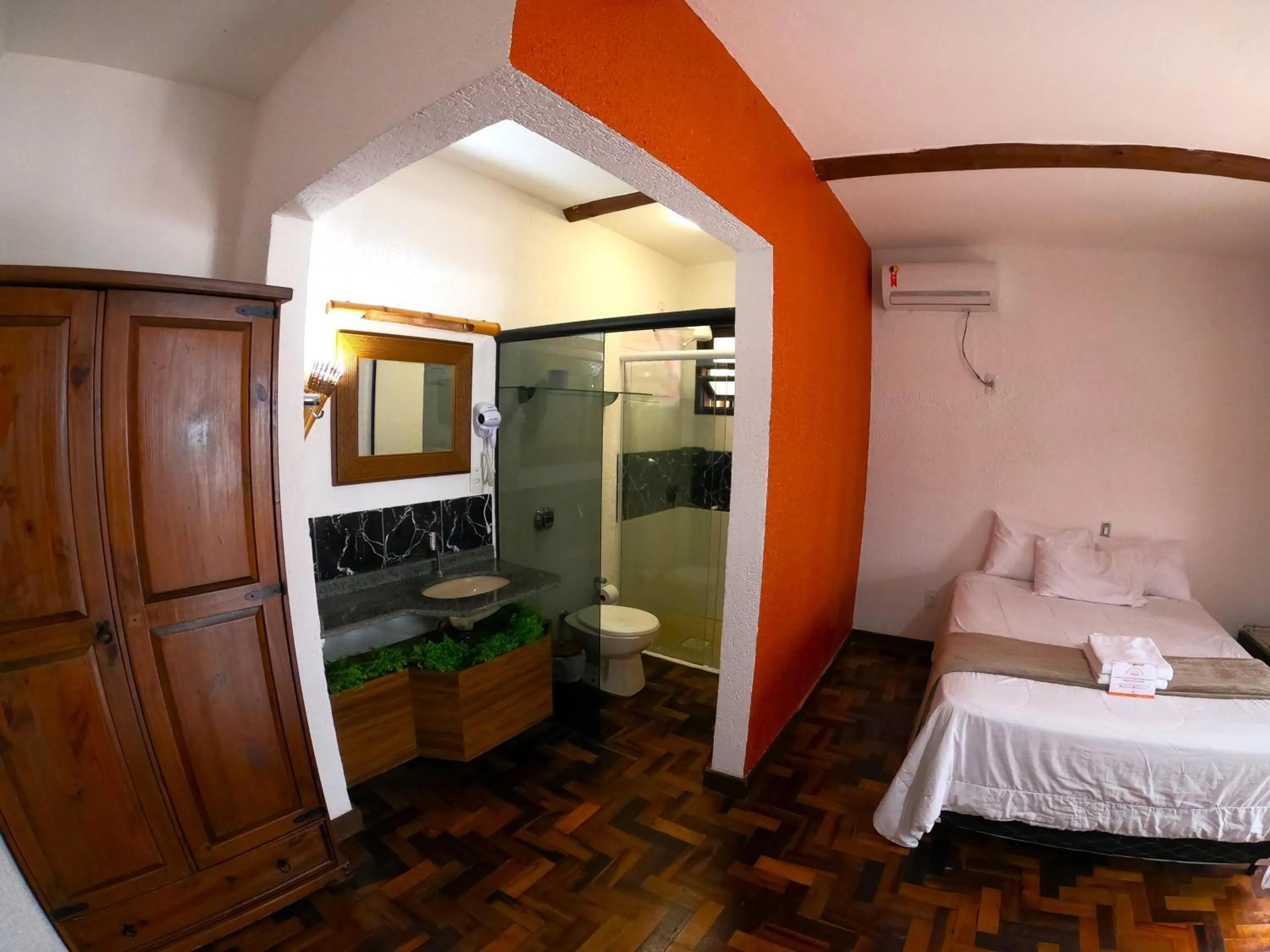 Bed in Hotel Pé na Areia