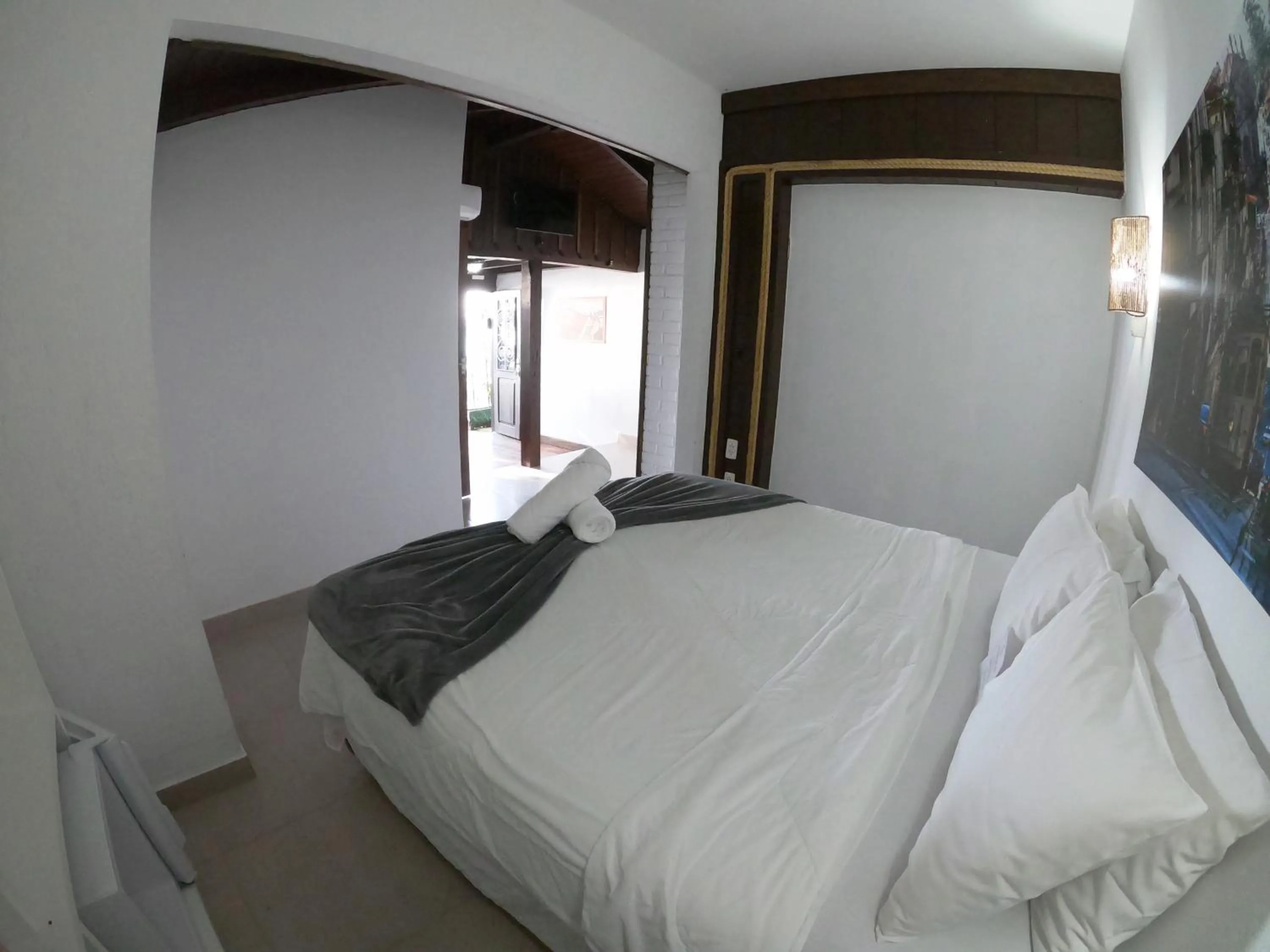 Bed in Hotel Pé na Areia