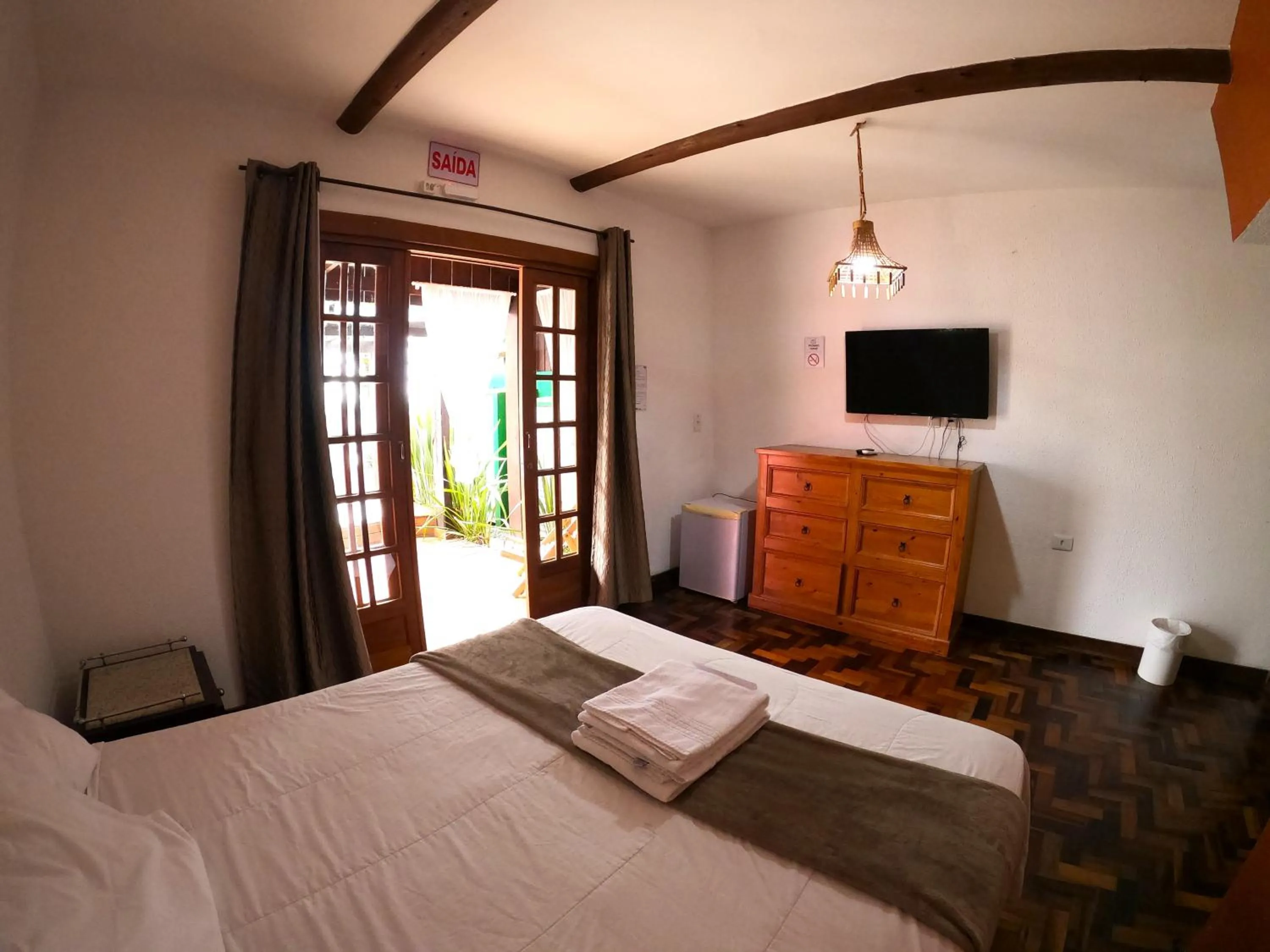 Bed in Hotel Pé na Areia