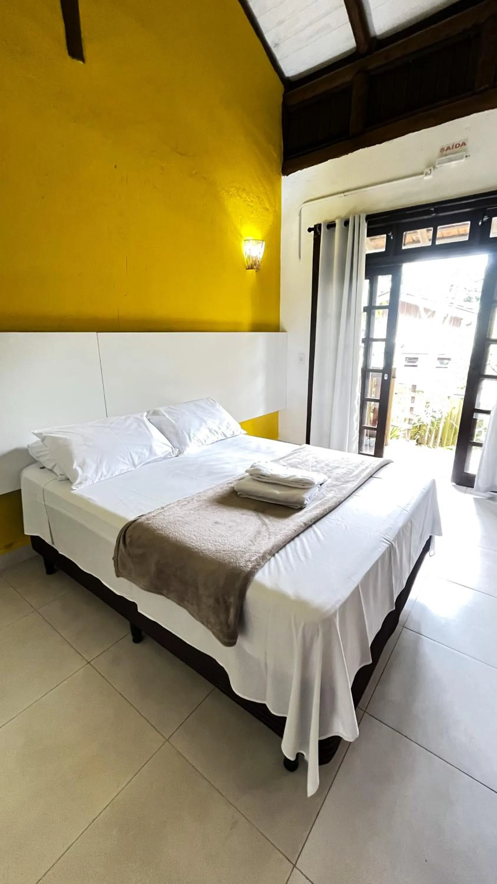 Bed in Hotel Pé na Areia