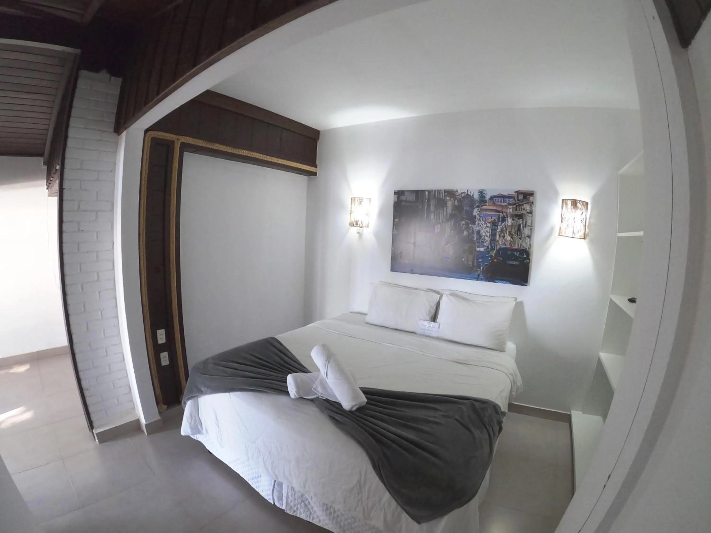 Bed in Hotel Pé na Areia