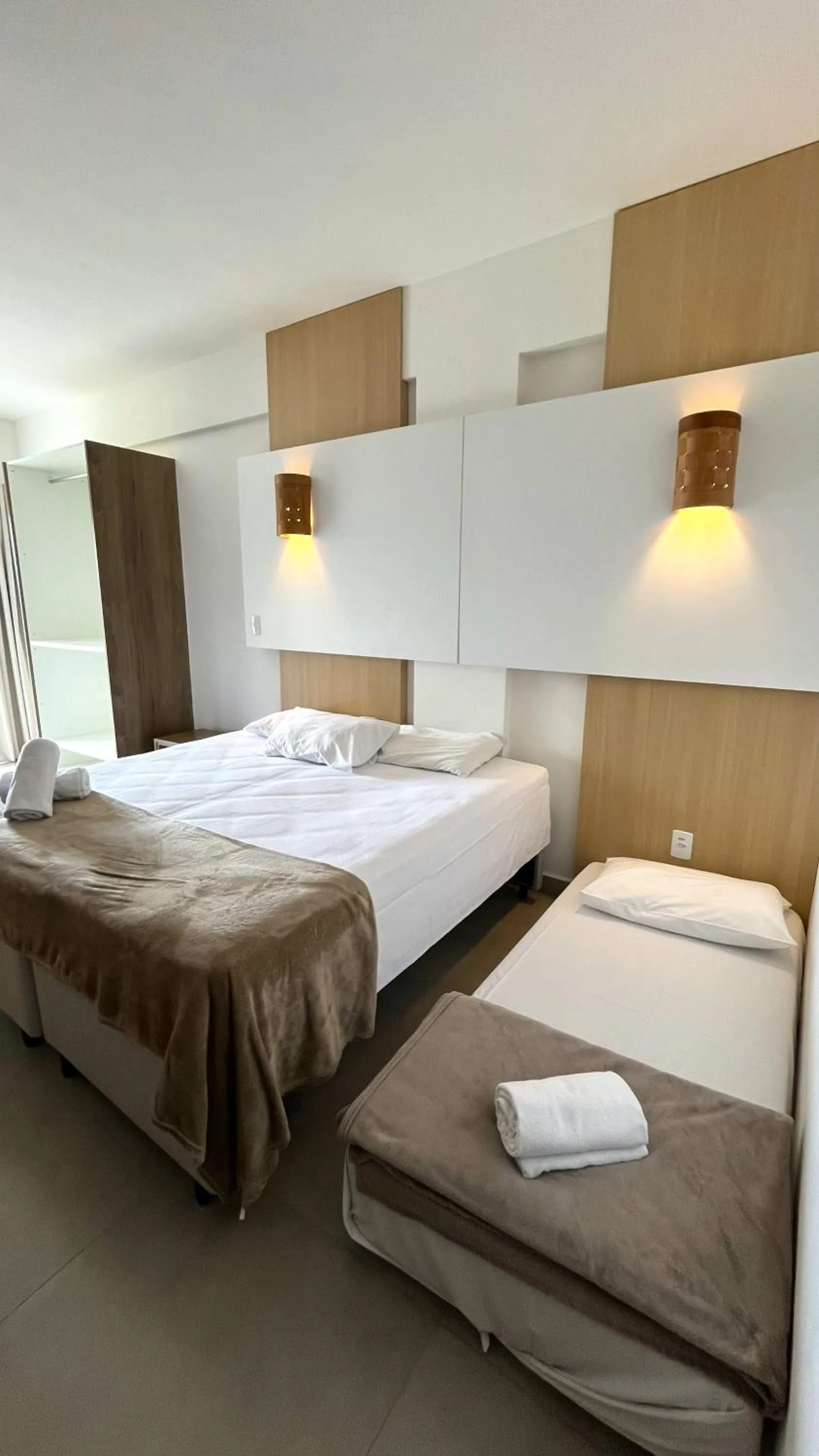 Bed in Hotel Pé na Areia