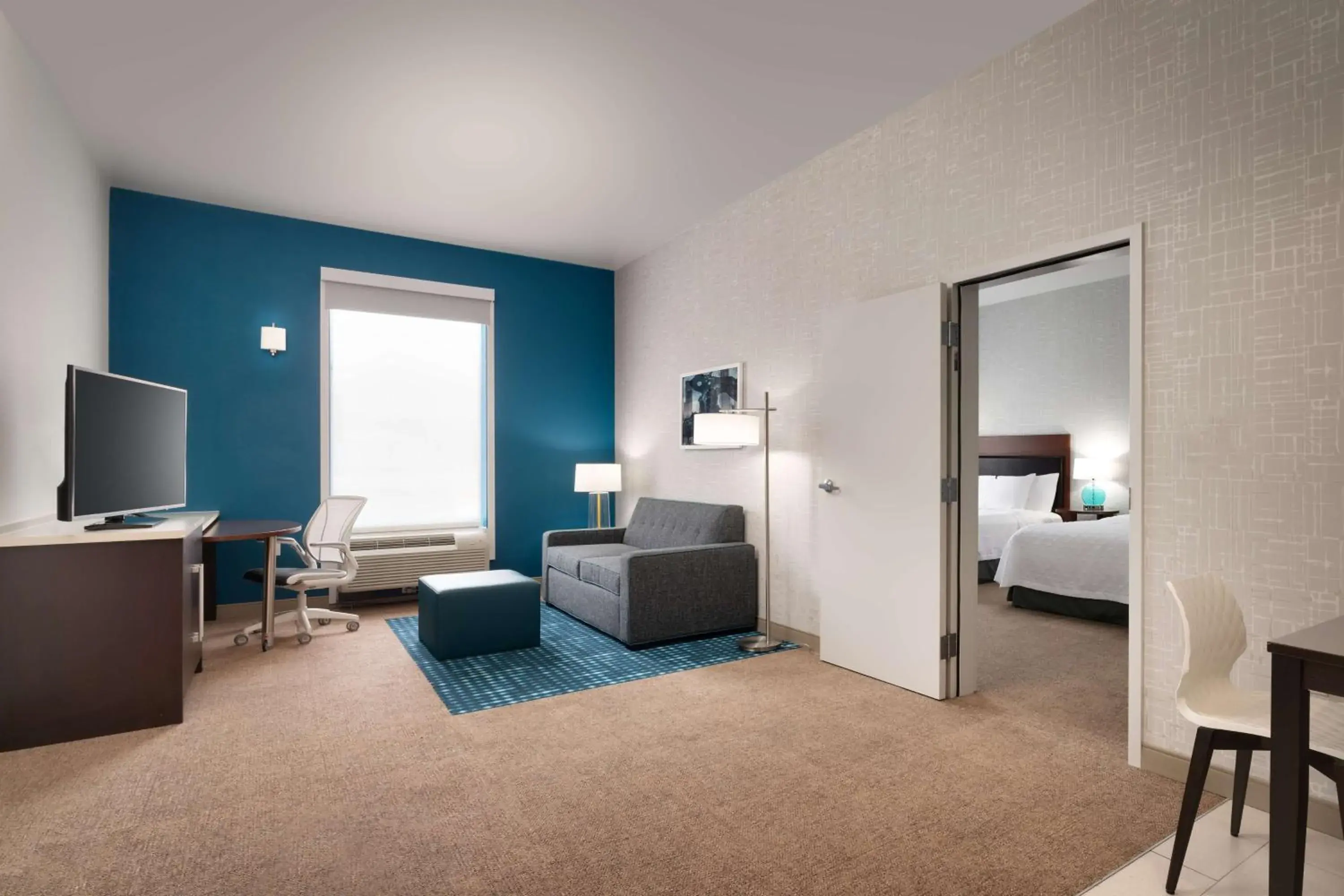 Living room, Bed in Home2 Suites by Hilton Houston Katy Living room, Bed in Home2 Suites by Hilton Houston Katy