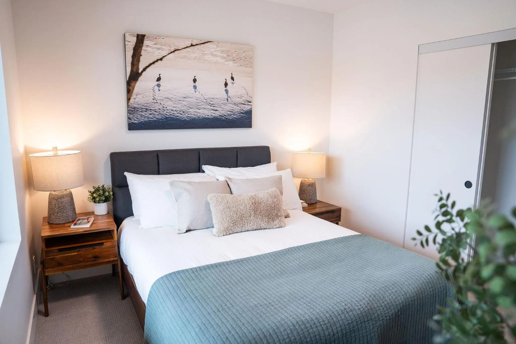 Bed in Revylation by Revelstoke Vacations