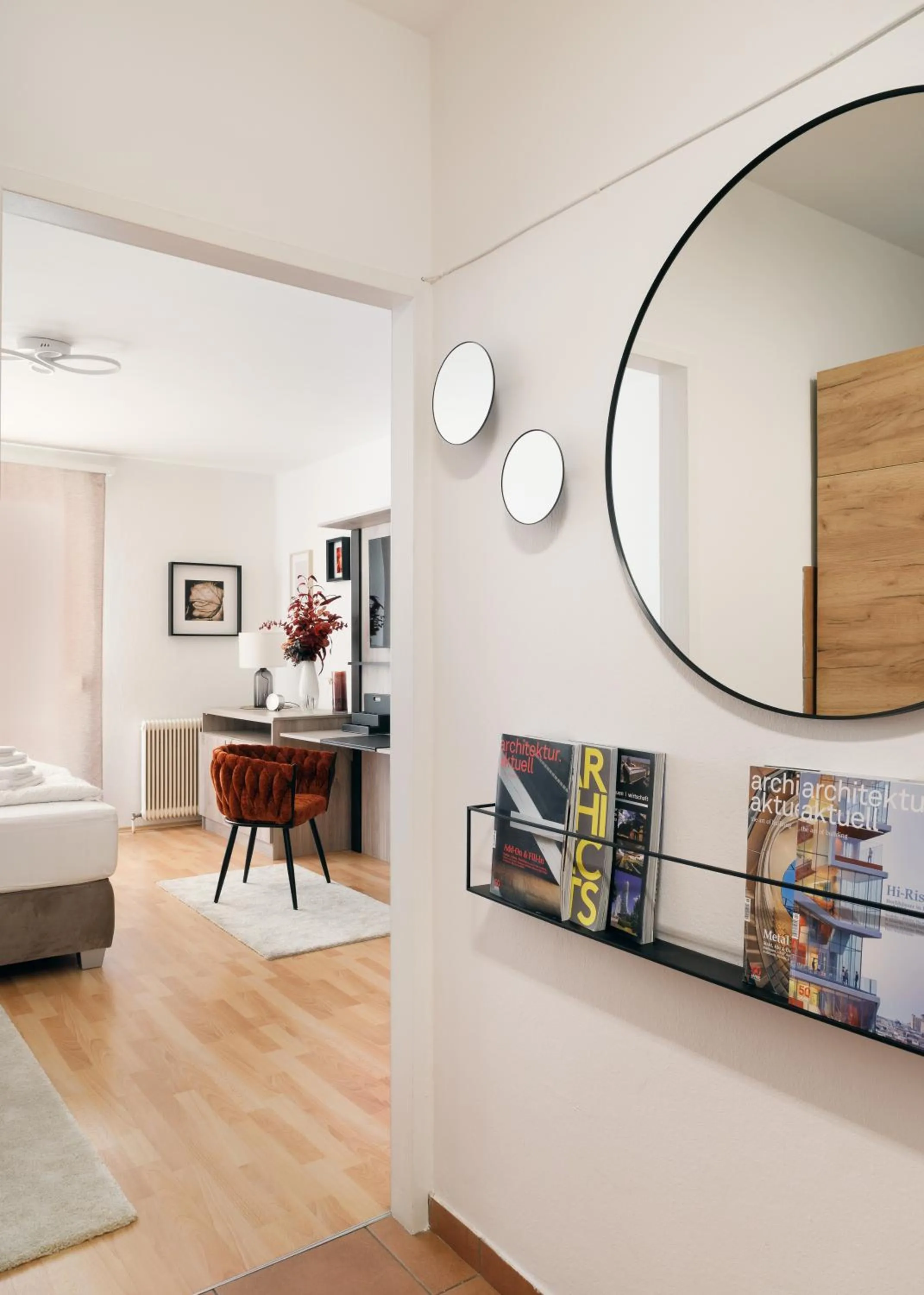 Photo of the whole room, Bed in NEU! Apartment mit Klimaanlage, nahe Hauptbahnhof