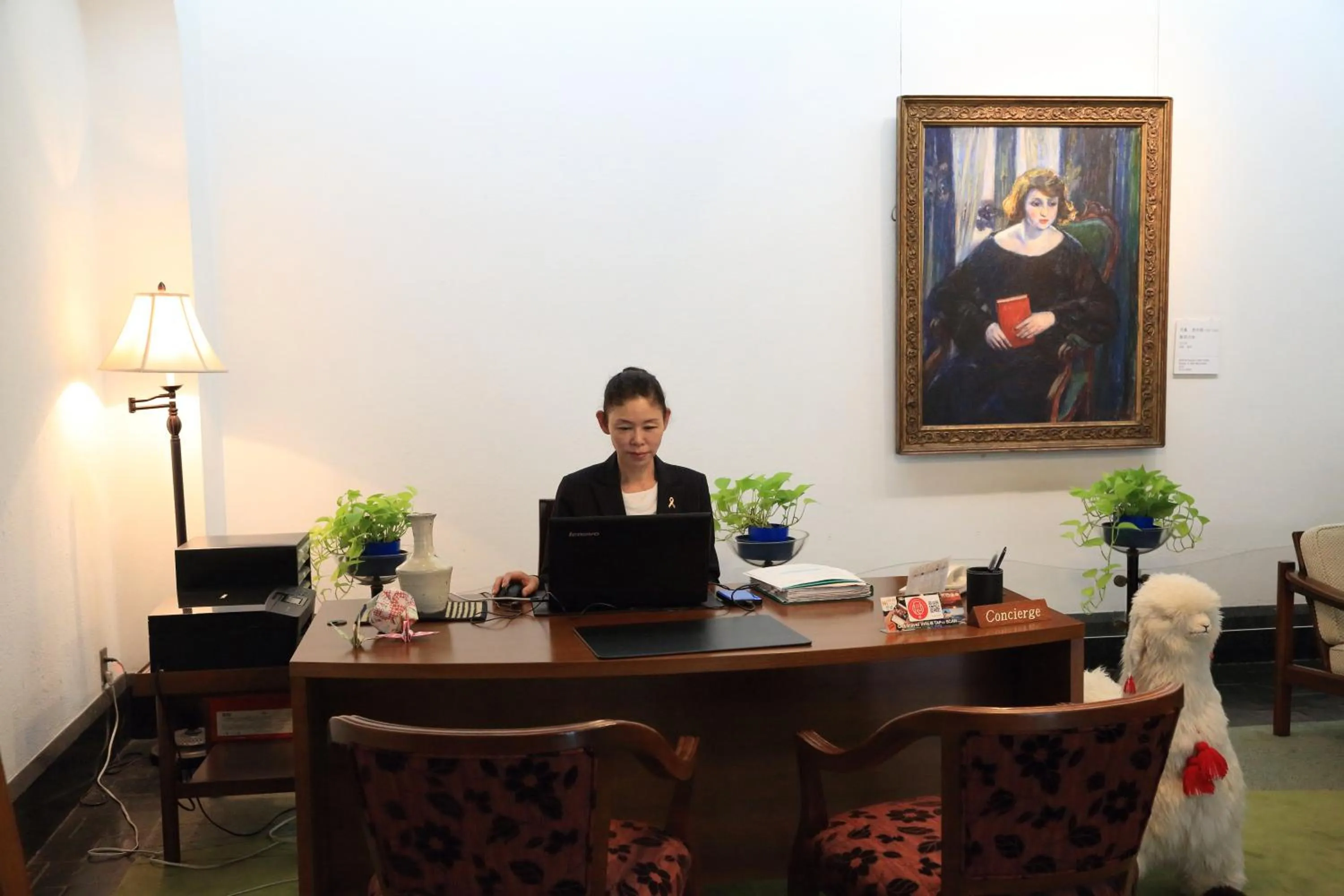 Lobby or reception in Kurashiki Kokusai Hotel