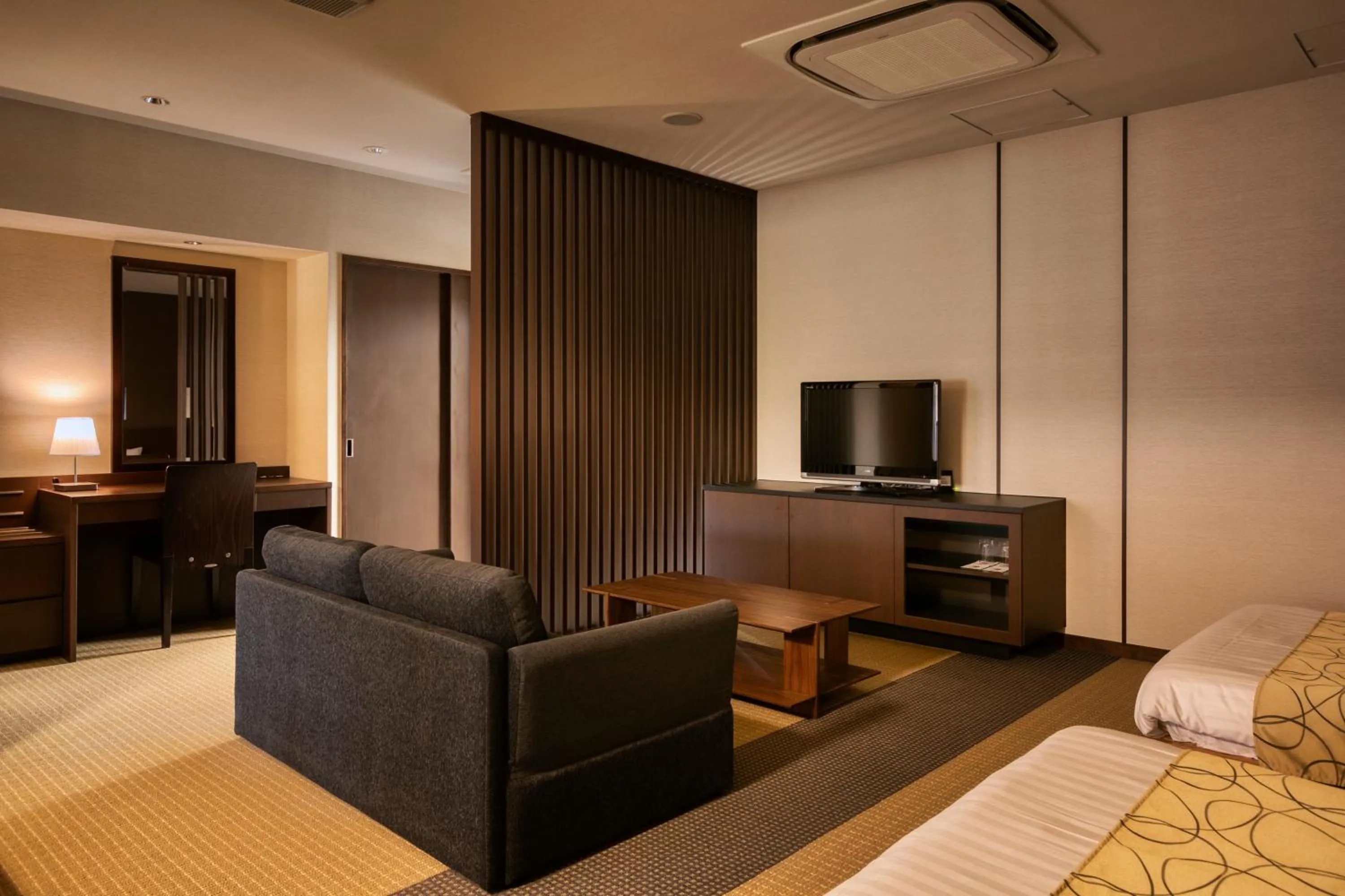 Bed in Hotel Yumeshizuku