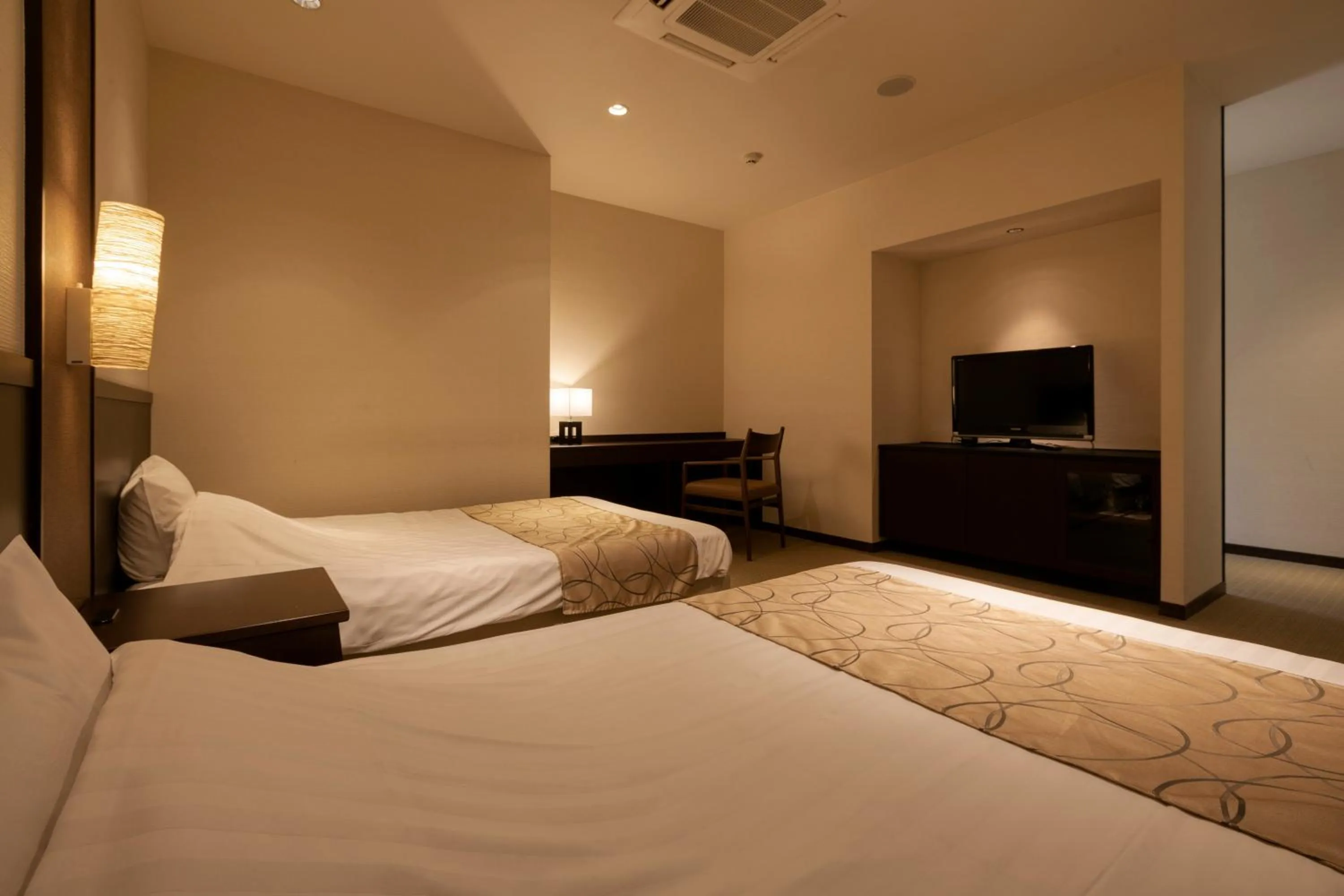 Bed in Hotel Yumeshizuku