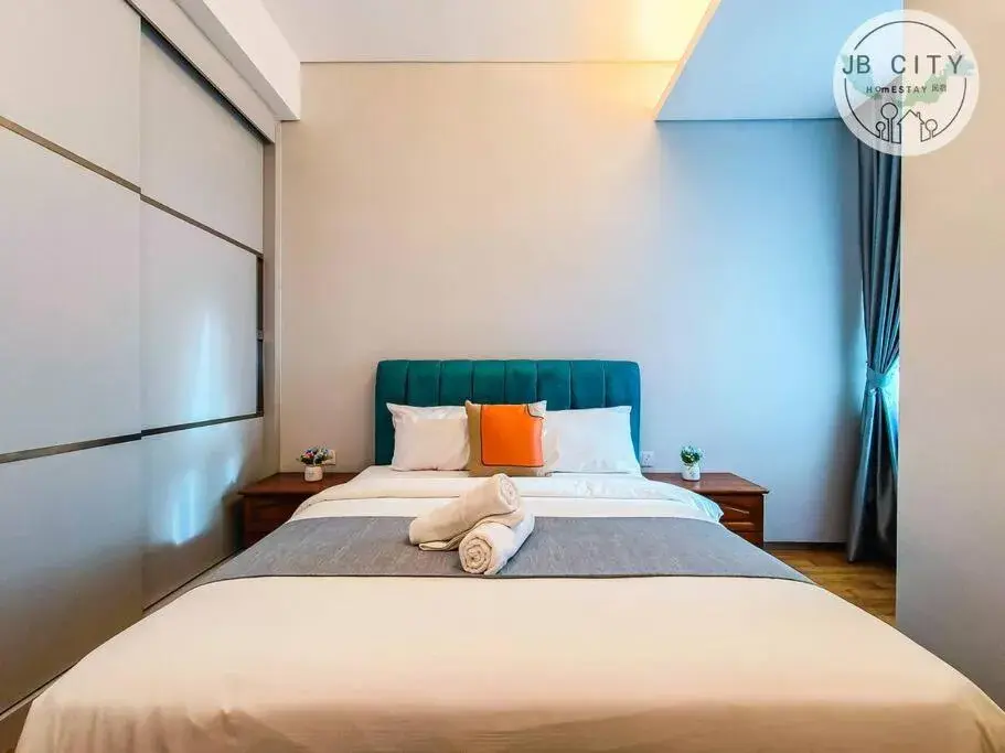 Bed in Pine Tree Suites by RR JBcity Bed in Pine Tree Suites by RR JBcity