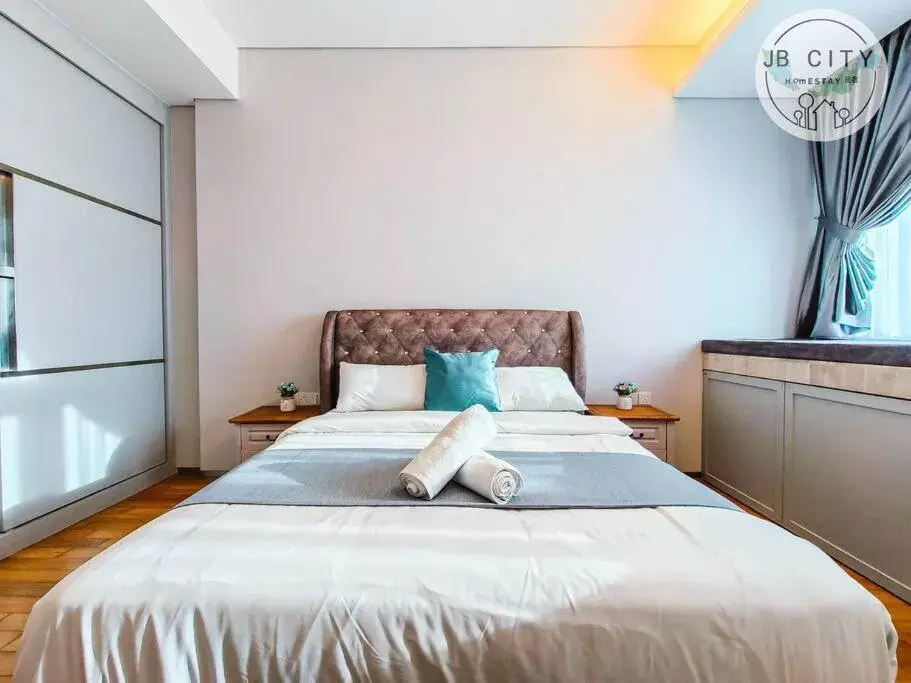 Bed in Pine Tree Suites by RR JBcity Bed in Pine Tree Suites by RR JBcity