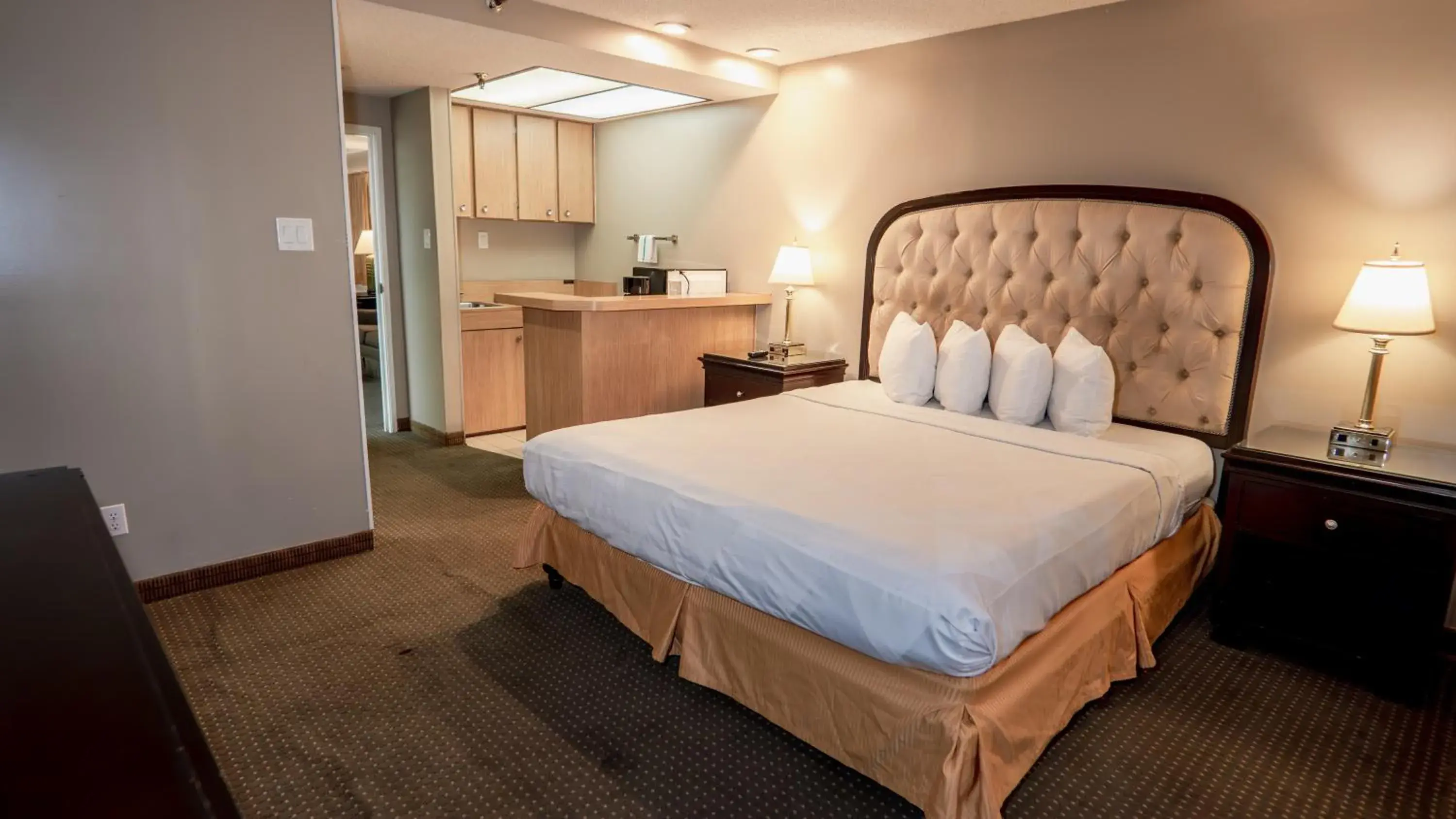 Bed in G T Hotels Inn & Suites Extended Stay Bed in G T Hotels Inn & Suites Extended Stay