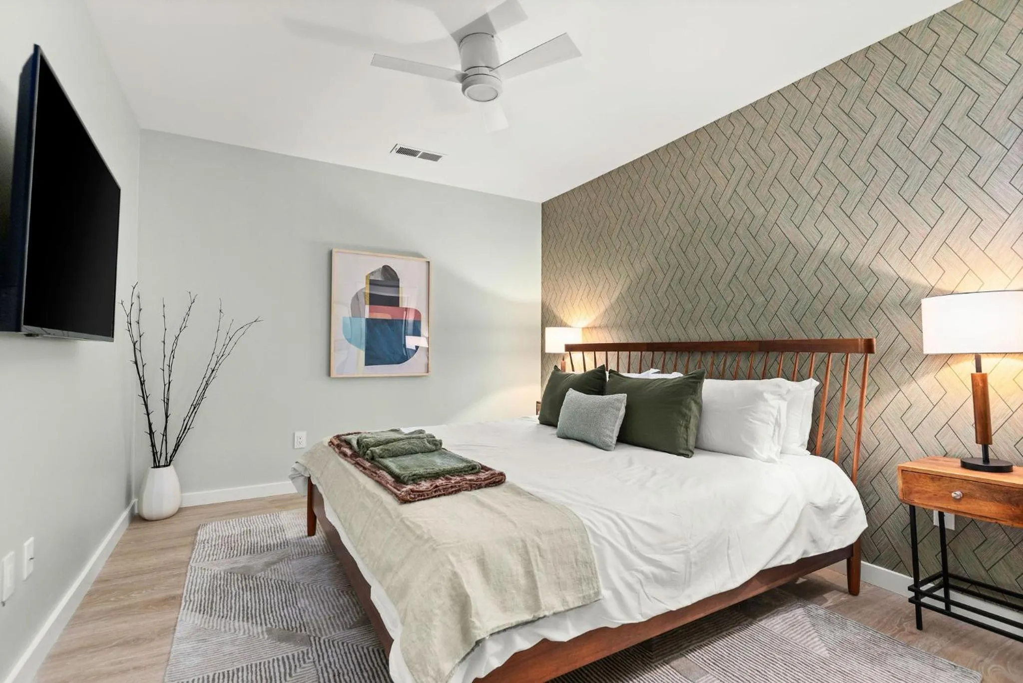 Bedroom, Bed in Hyve