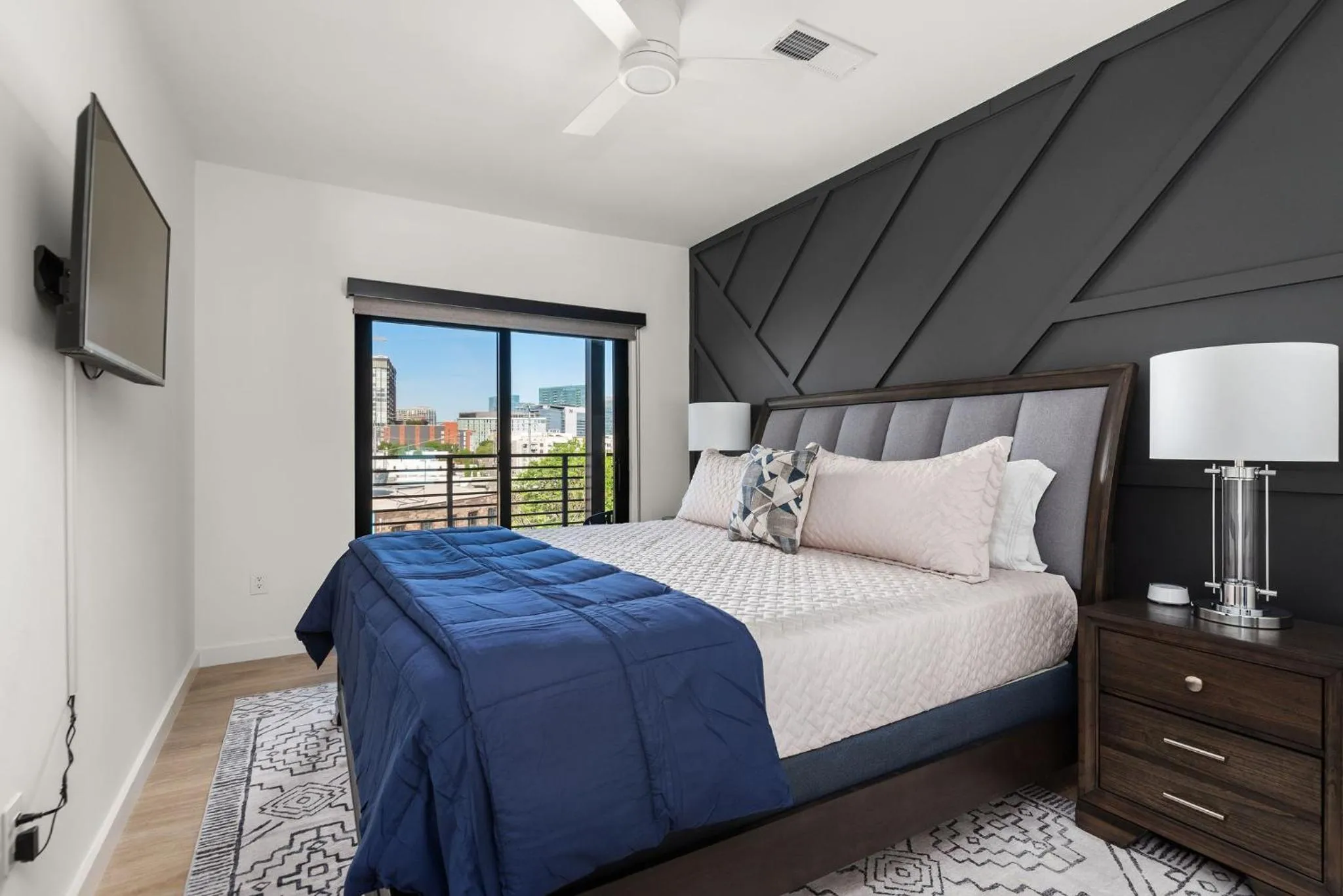 Bedroom, Bed in Hyve