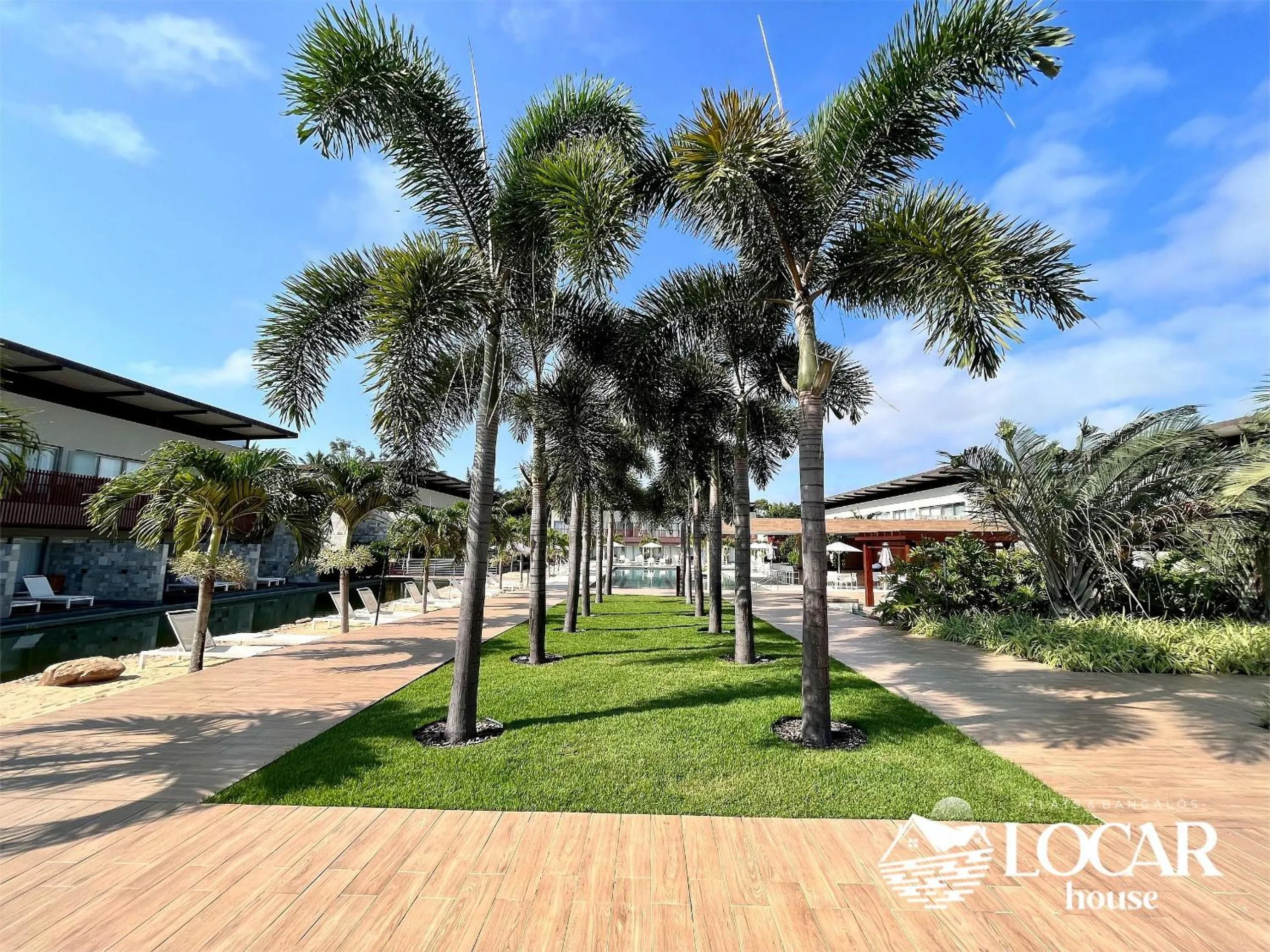 Garden in Flat Luxo com piscina privativa Resort île de Pipa - Locar House