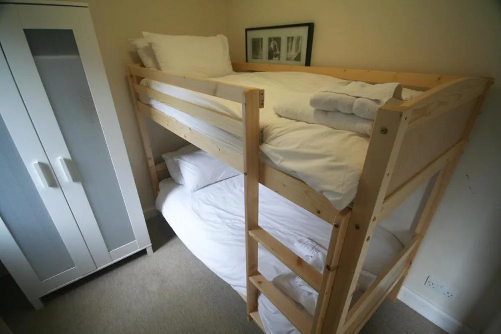 Bed in The Arran Lodge & Arran Sleep Huts