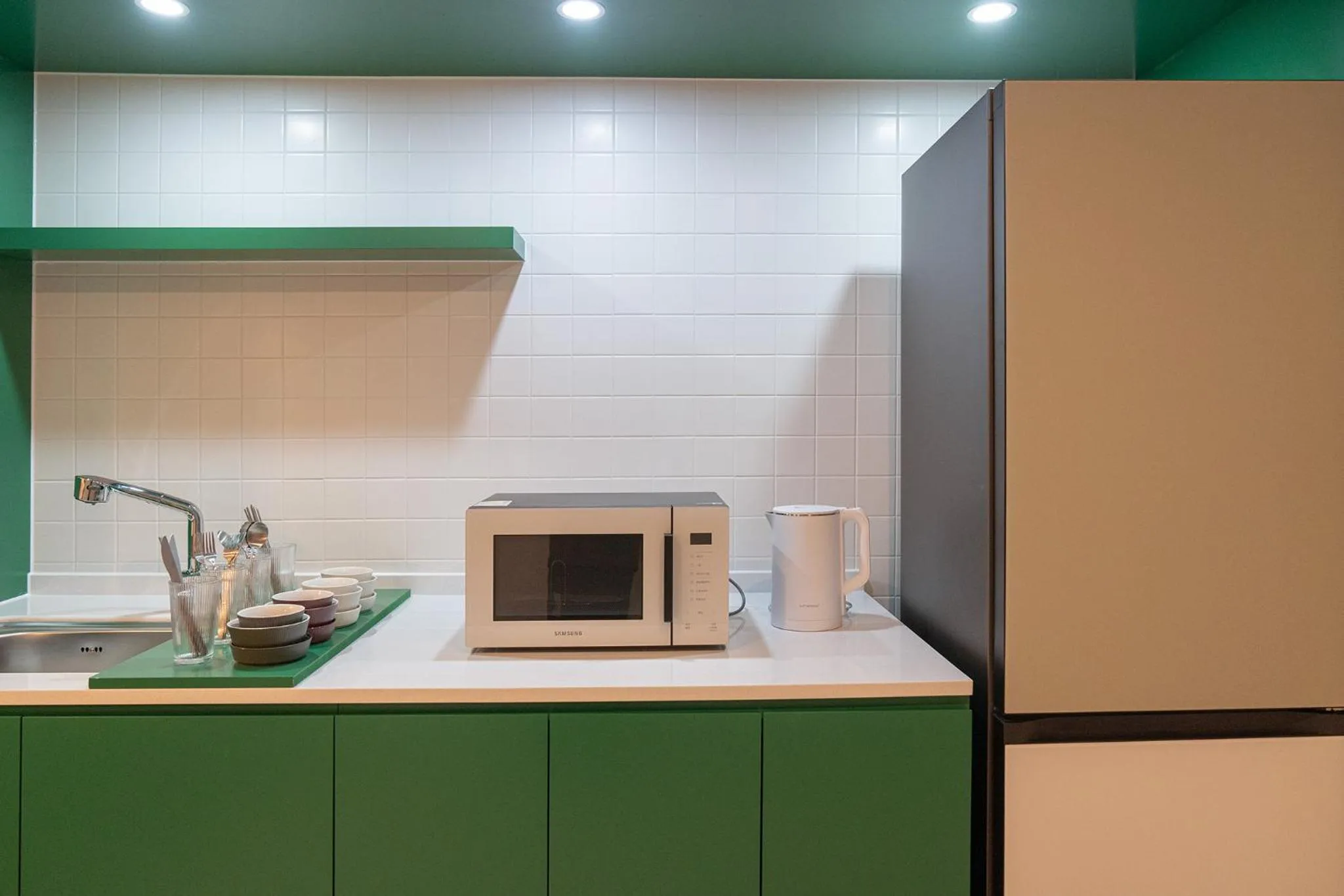 Kitchen or kitchenette in Workers Hotel Ansan by Aank