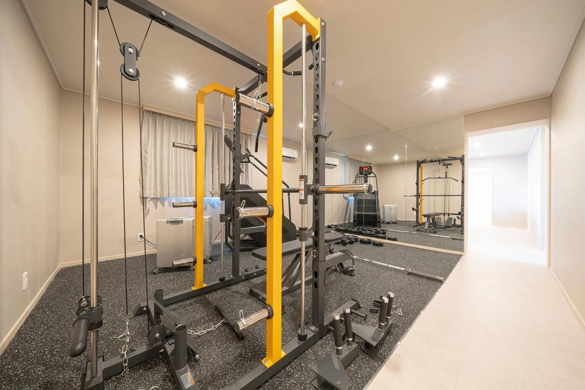 Fitness centre/facilities in Workers Hotel Ansan by Aank