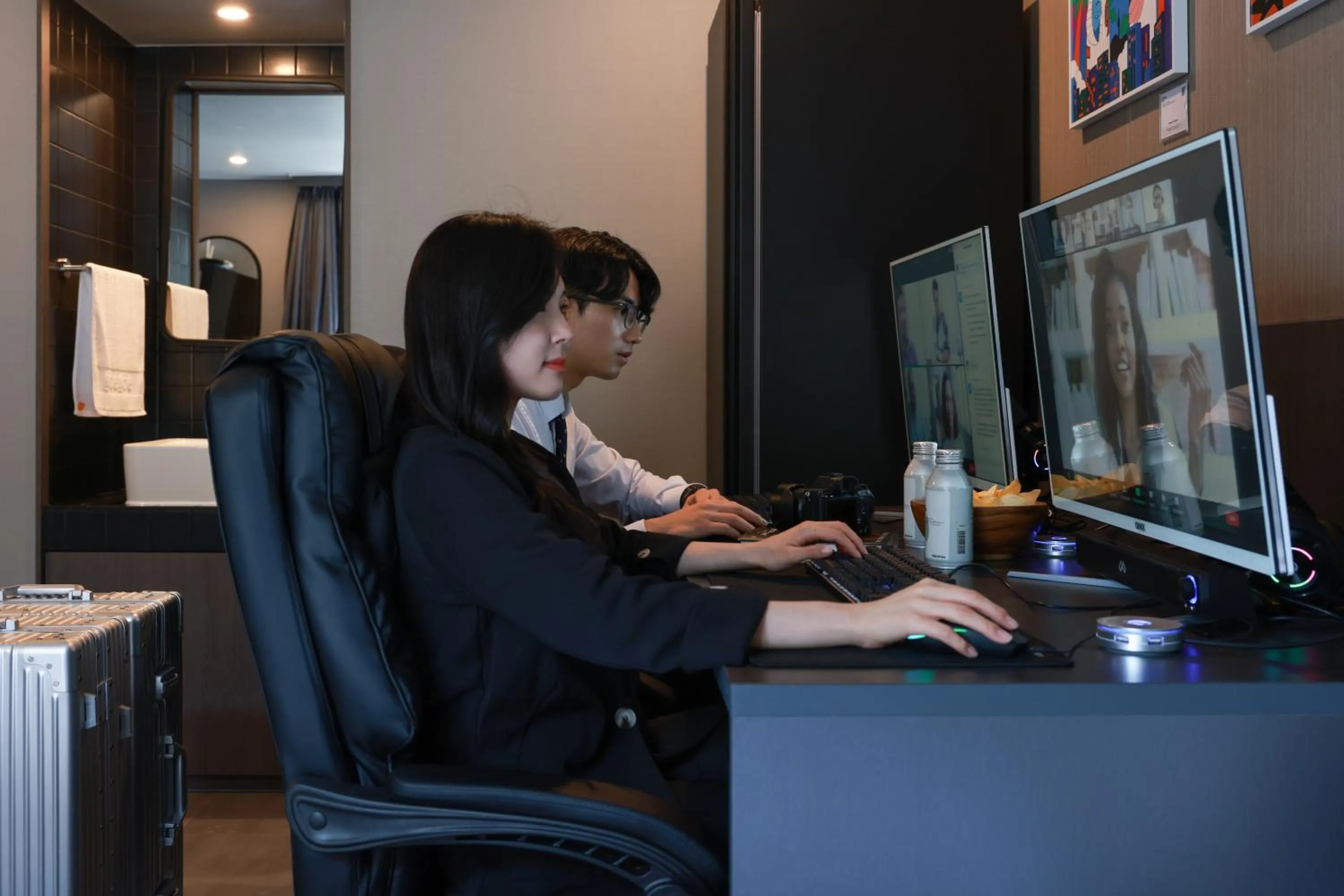 People in Workers Hotel Ansan by Aank