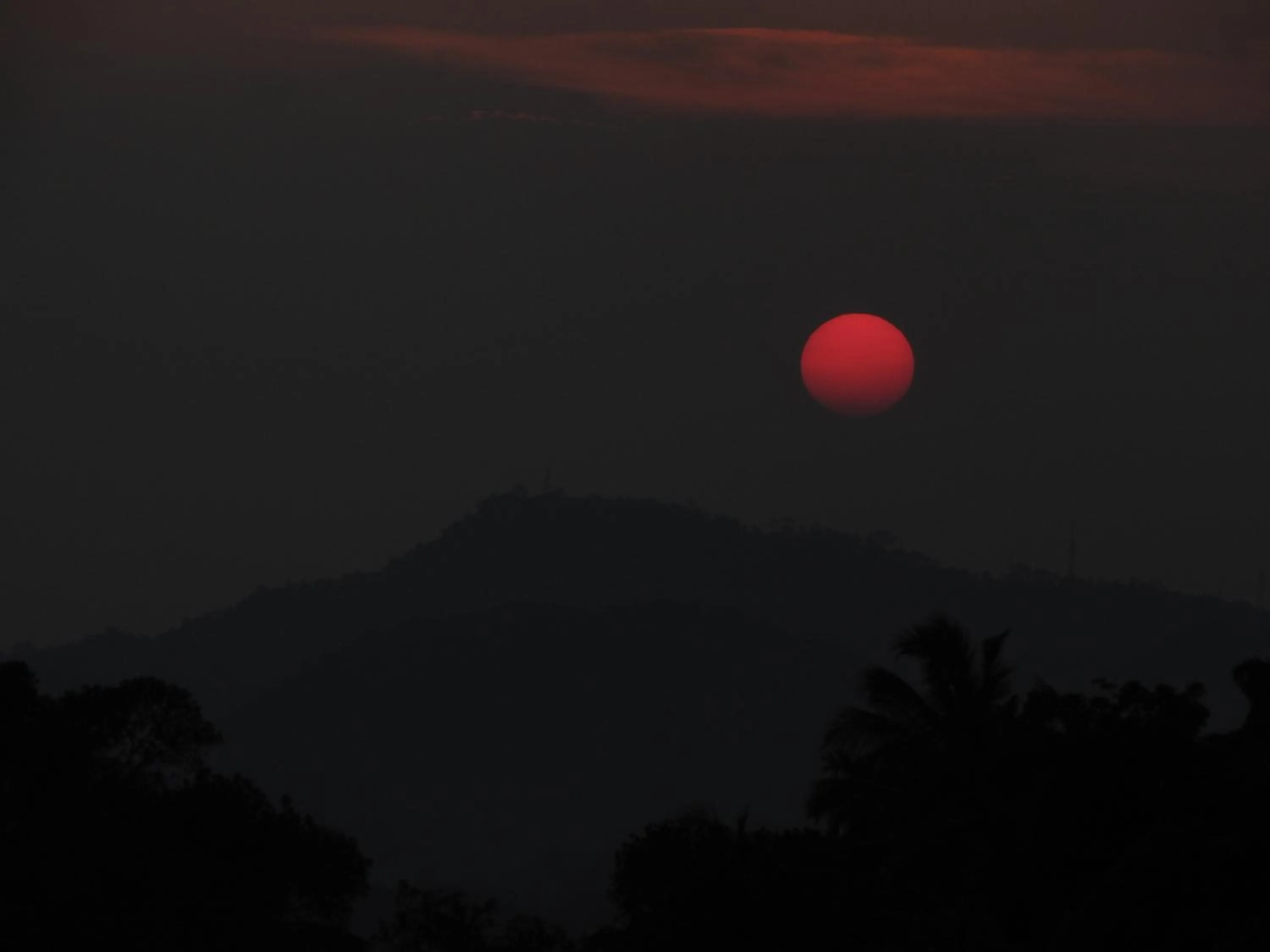 Sunset in Green Heaven Resort Kandy