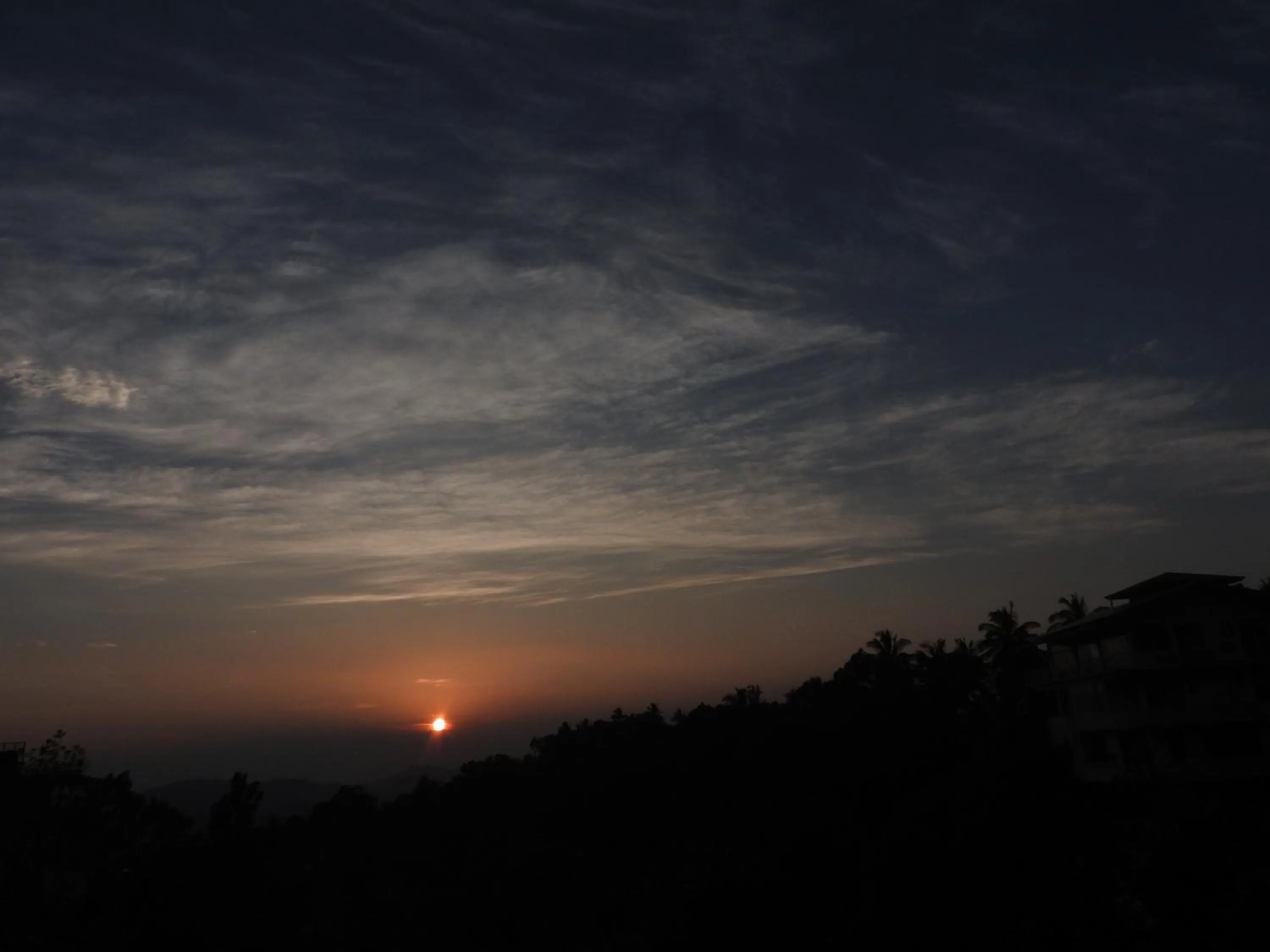 Sunset in Green Heaven Resort Kandy