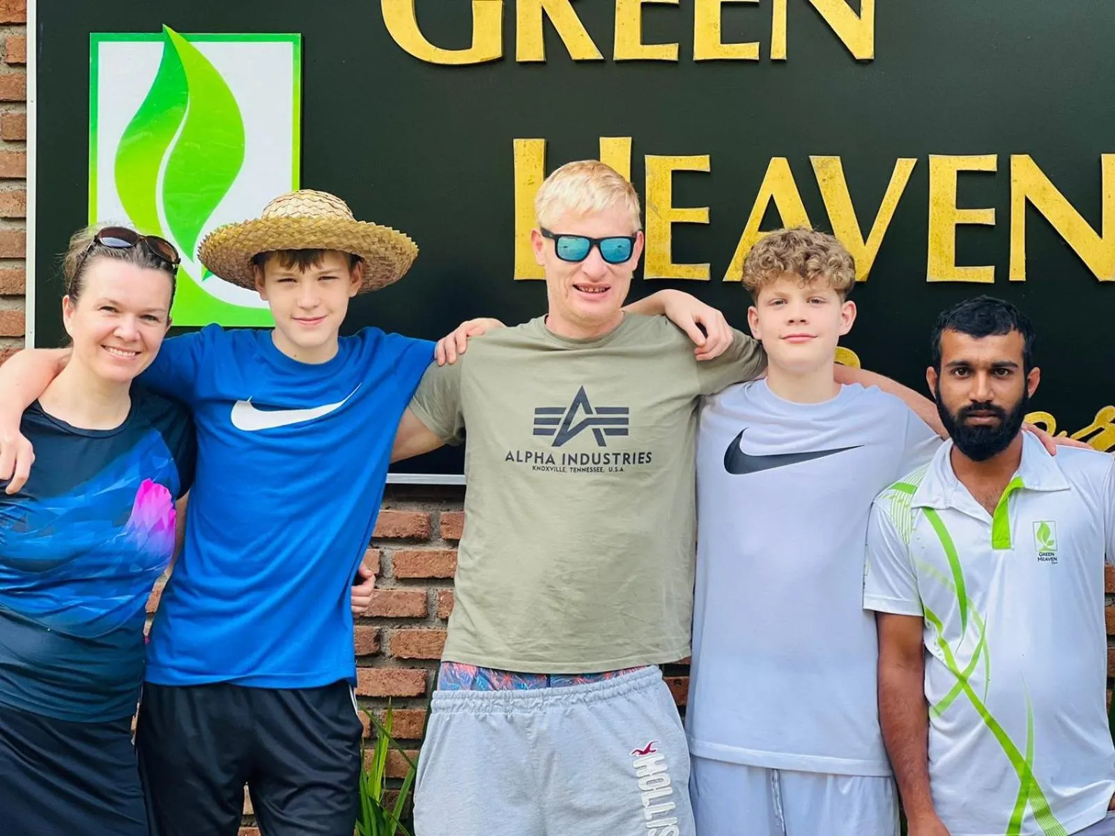 People in Green Heaven Resort Kandy