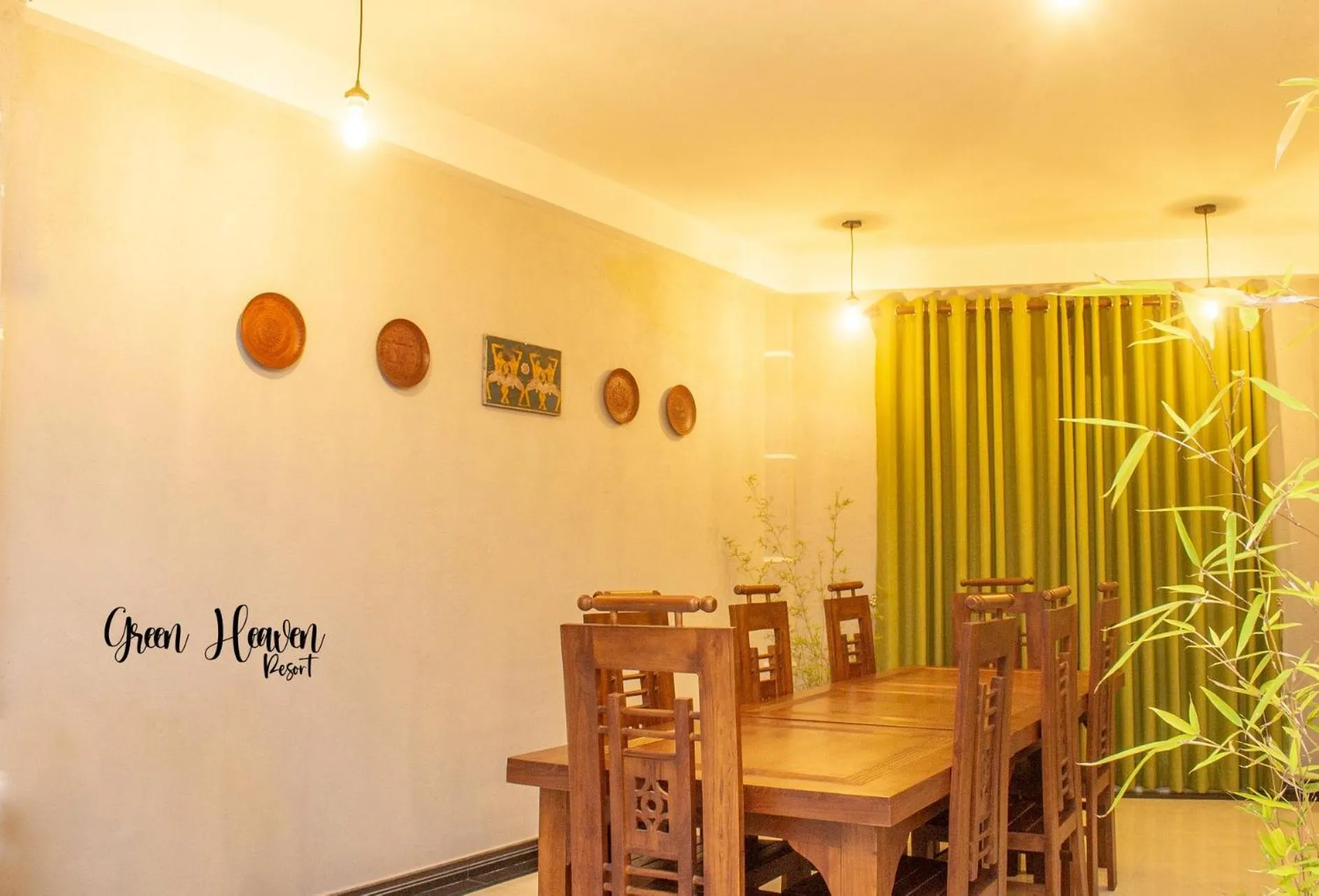Dining area in Green Heaven Resort Kandy