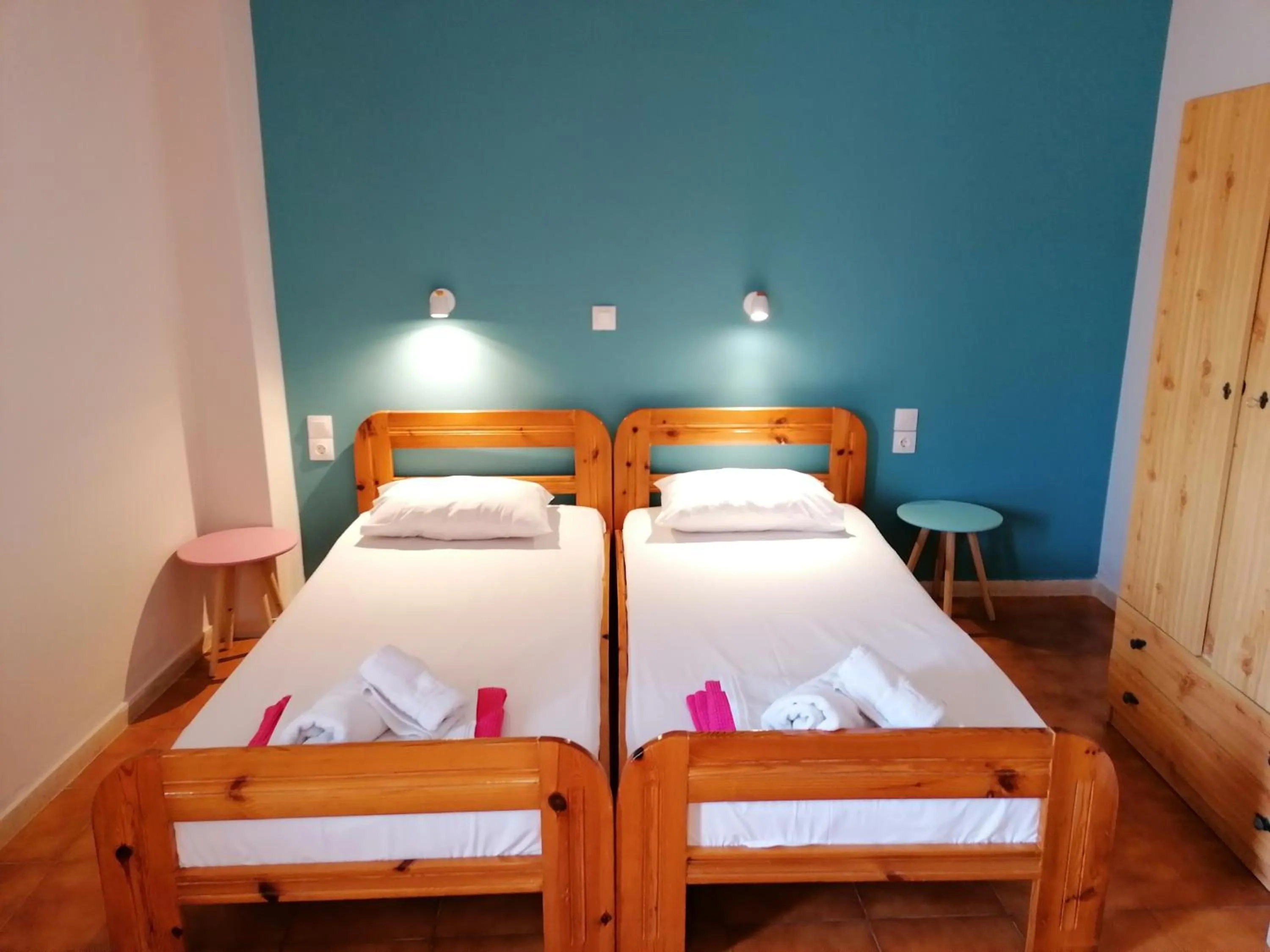 Bed in Perdika Mare Guesthouse