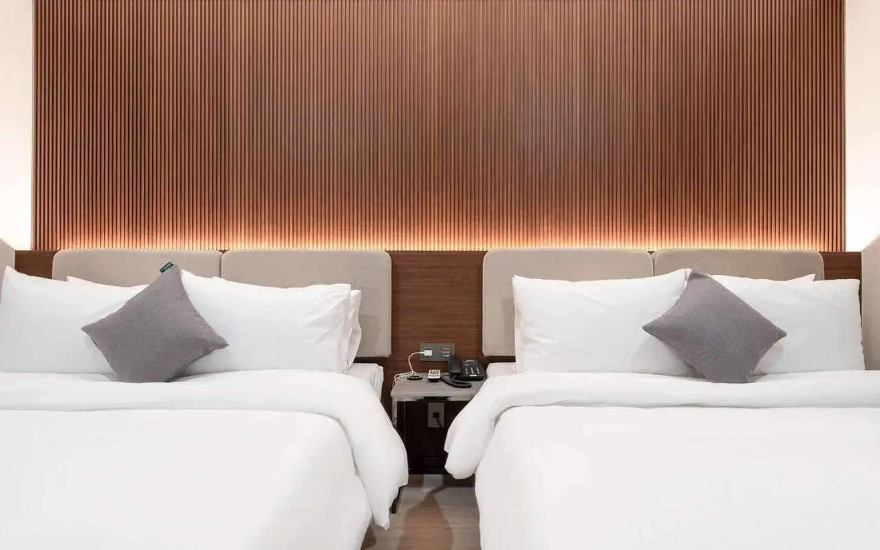 Bed in Hound Hotel Gijang Osiria Bed in Hound Hotel Gijang Osiria