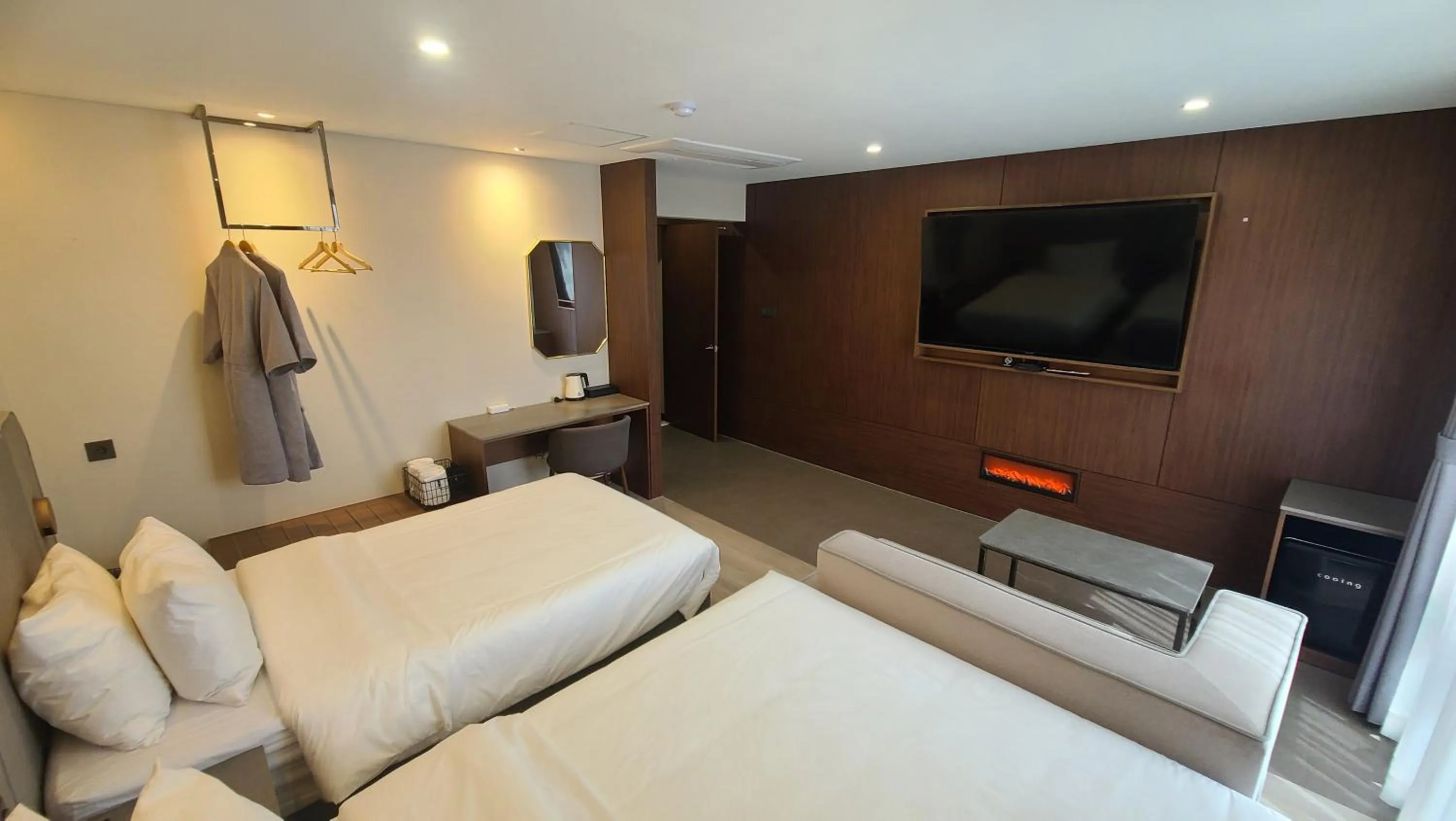Bed in Hound Hotel Gijang Osiria
