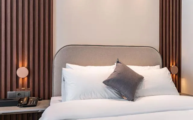 Bed in Hound Hotel Gijang Osiria