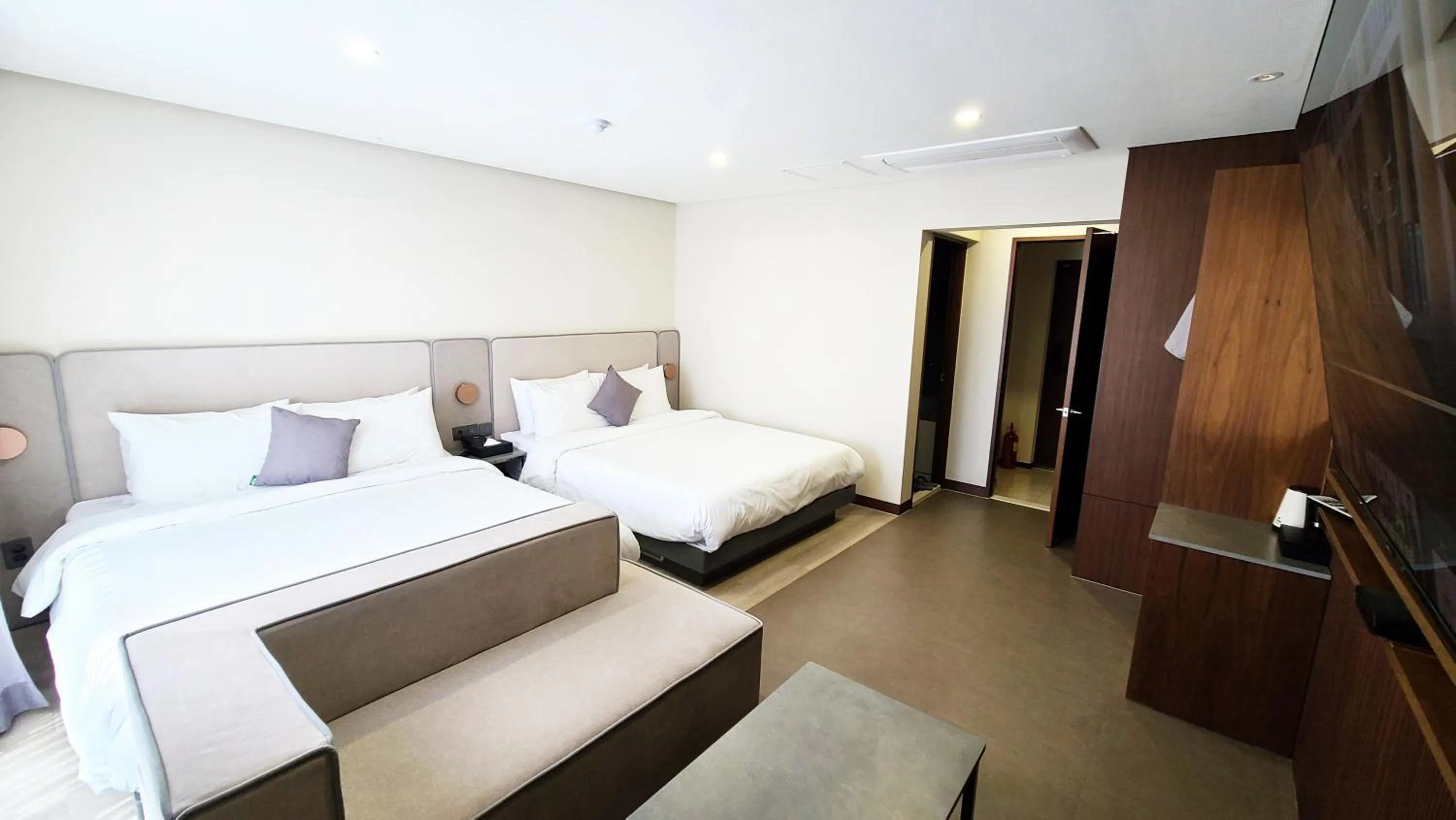 Bed in Hound Hotel Gijang Osiria