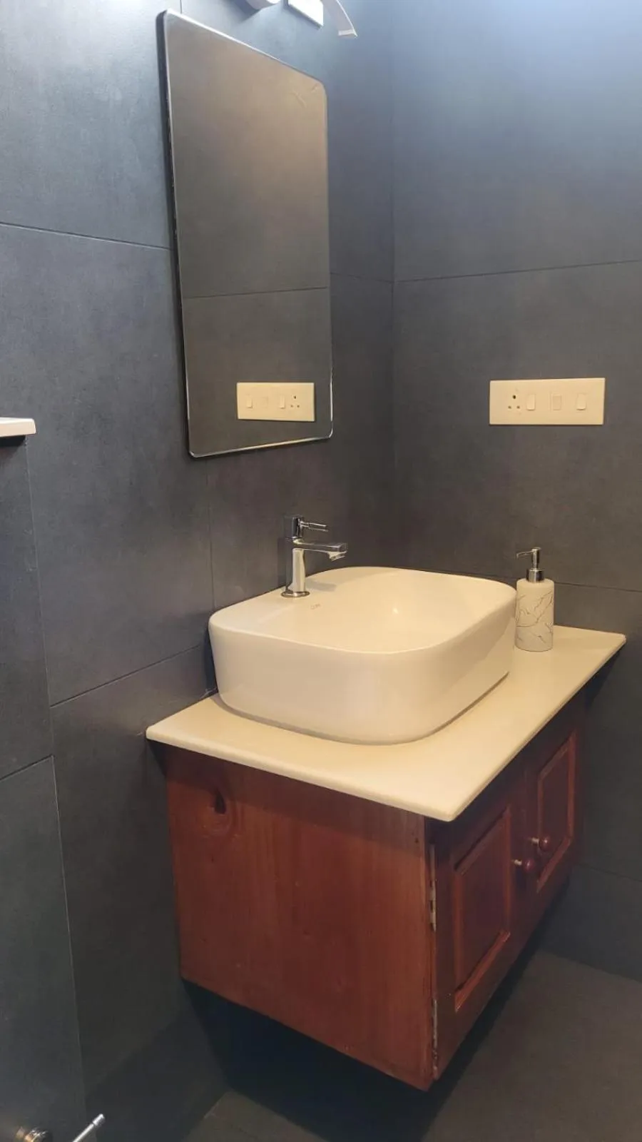 Bathroom in tippys beach resort